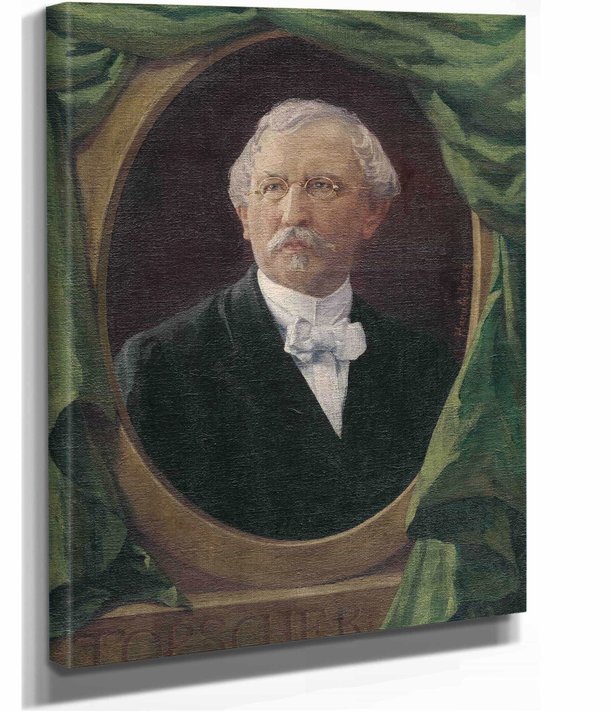 Portrait Of A Man by Jozef Hanula - Image 2