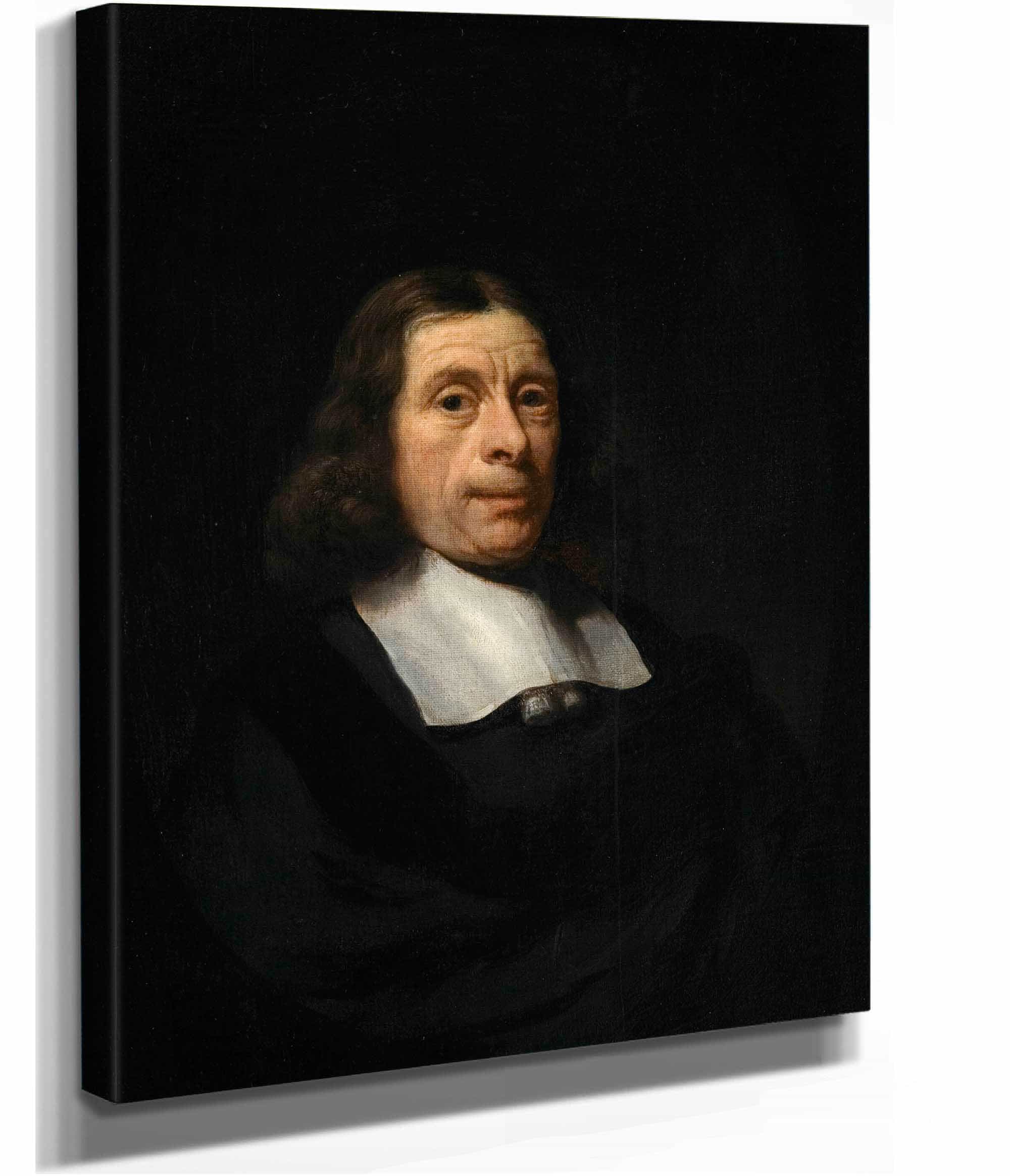 Portrait Of A Man by Nicolaes Maes - Image 3