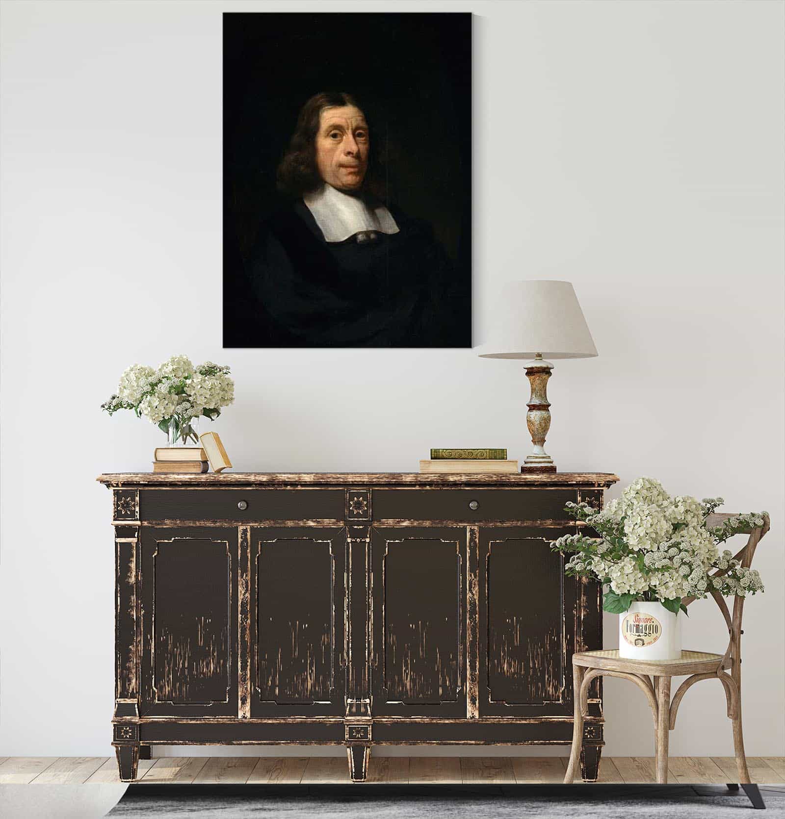 Portrait Of A Man by Nicolaes Maes - Image 5