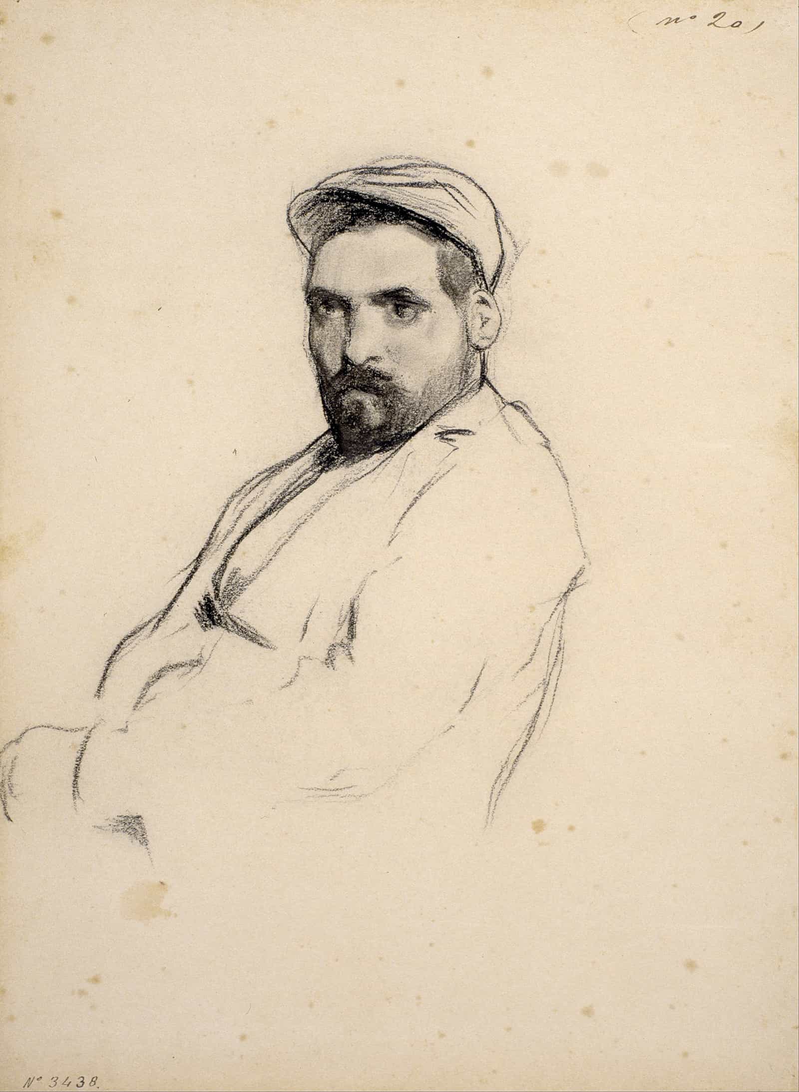 Portrait Of A Man by Santiago Rusinol - Image 6