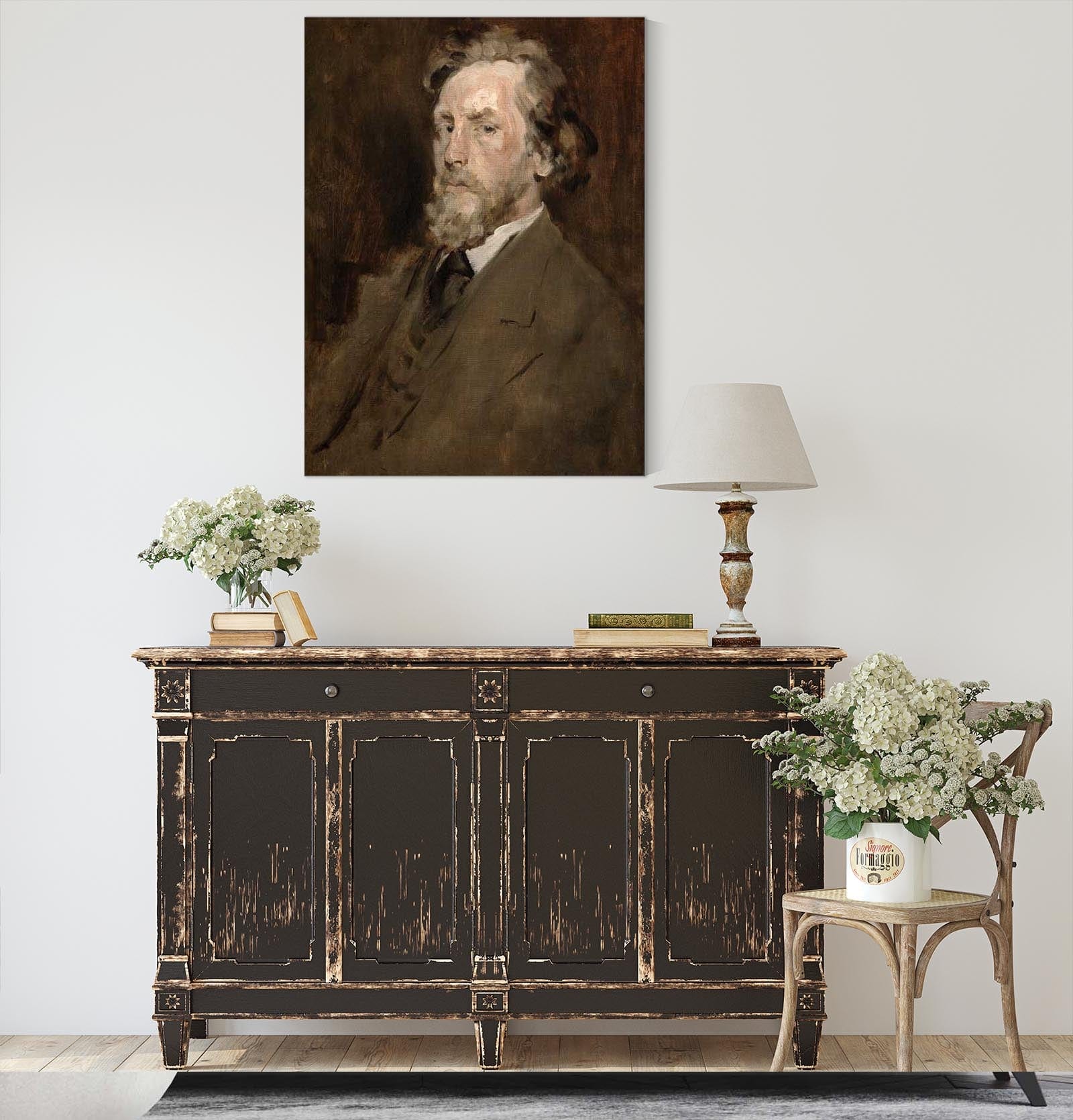 Portrait Of A Man by William Merritt Chase - Image 4