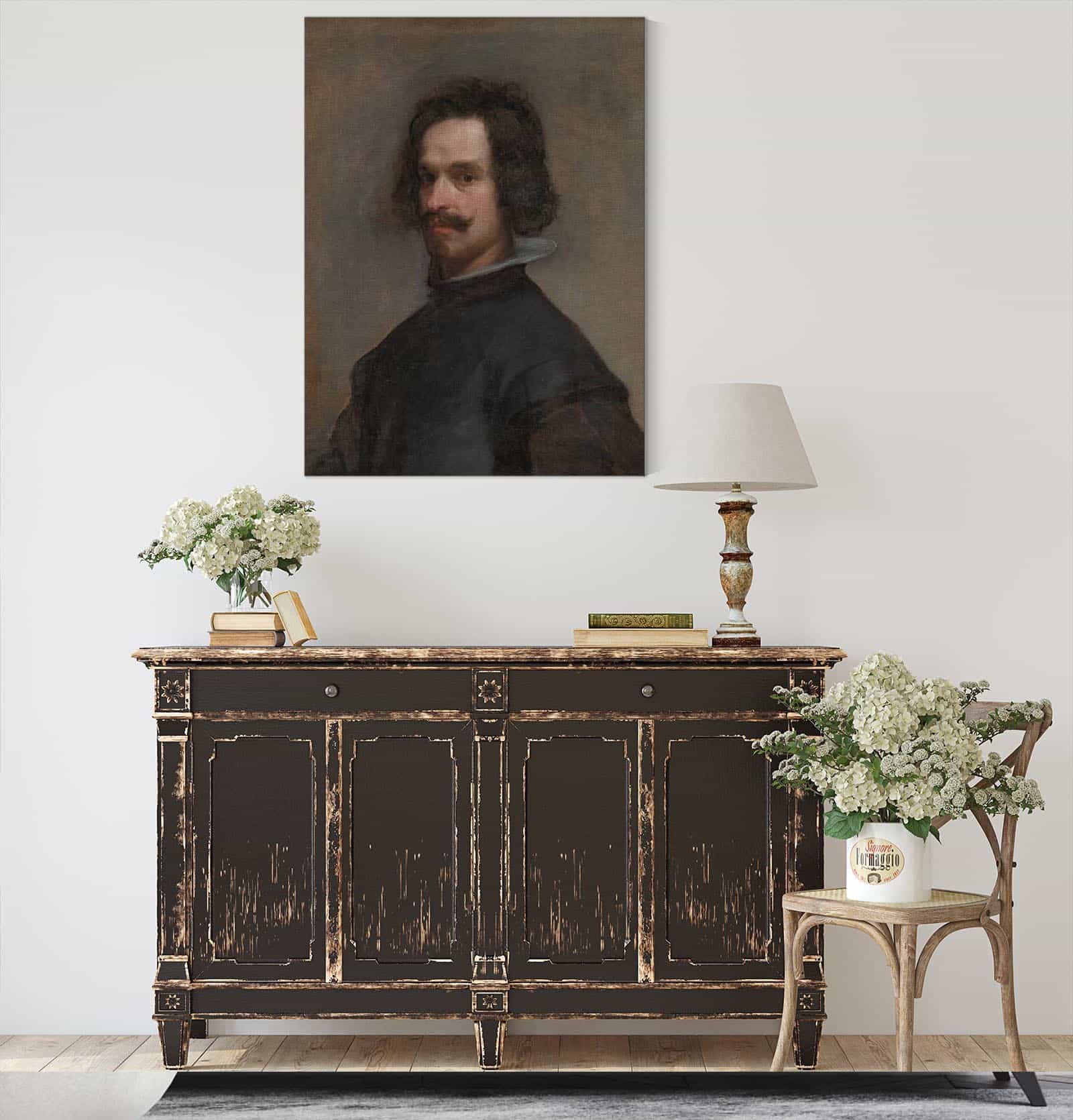Portrait Of A Man Possibly A Self Portrait by Diego Velazquez - Image 4