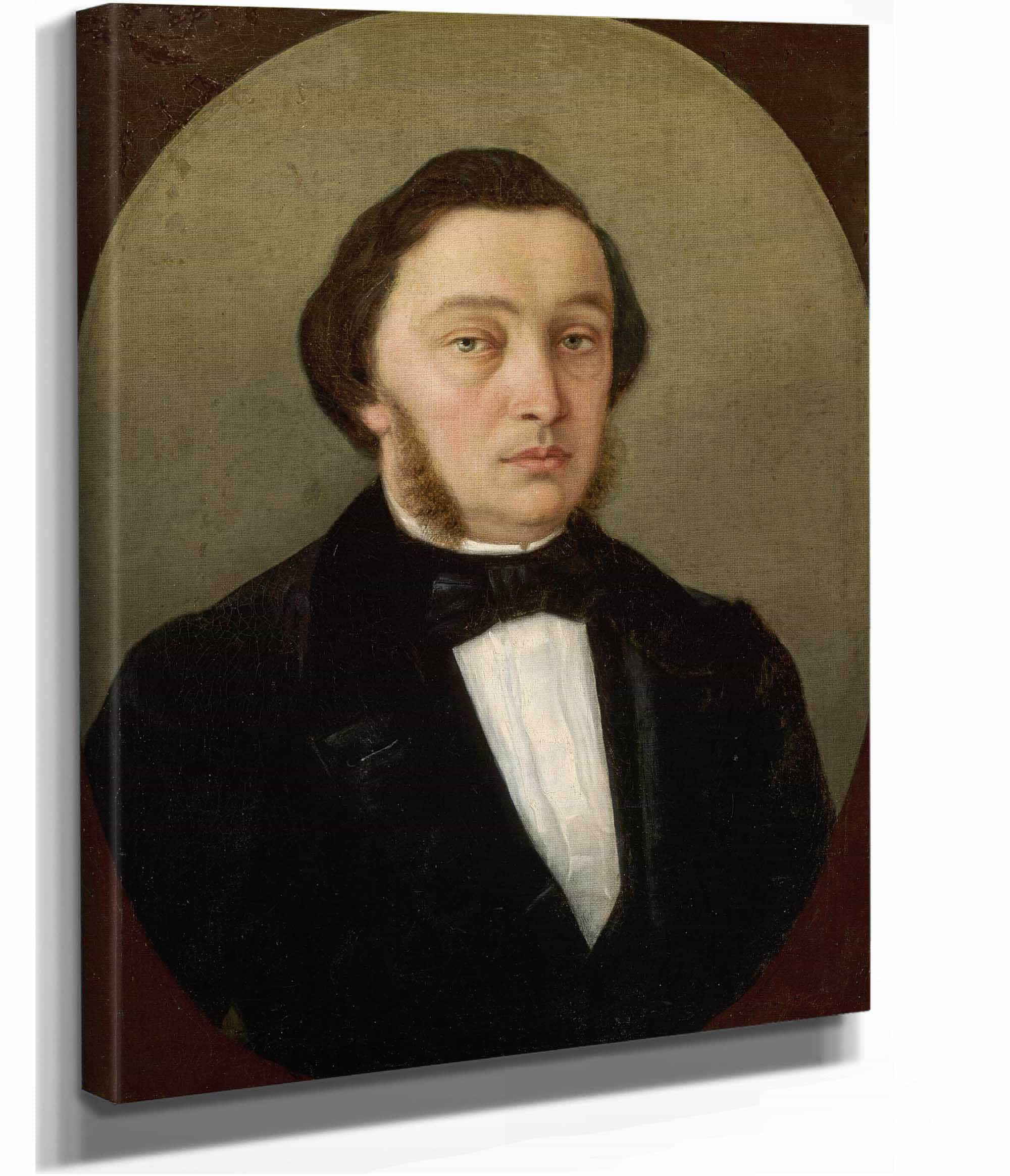 Portrait Of A Man With Side Whiskers by Henryk Siemiradzki - Image 2