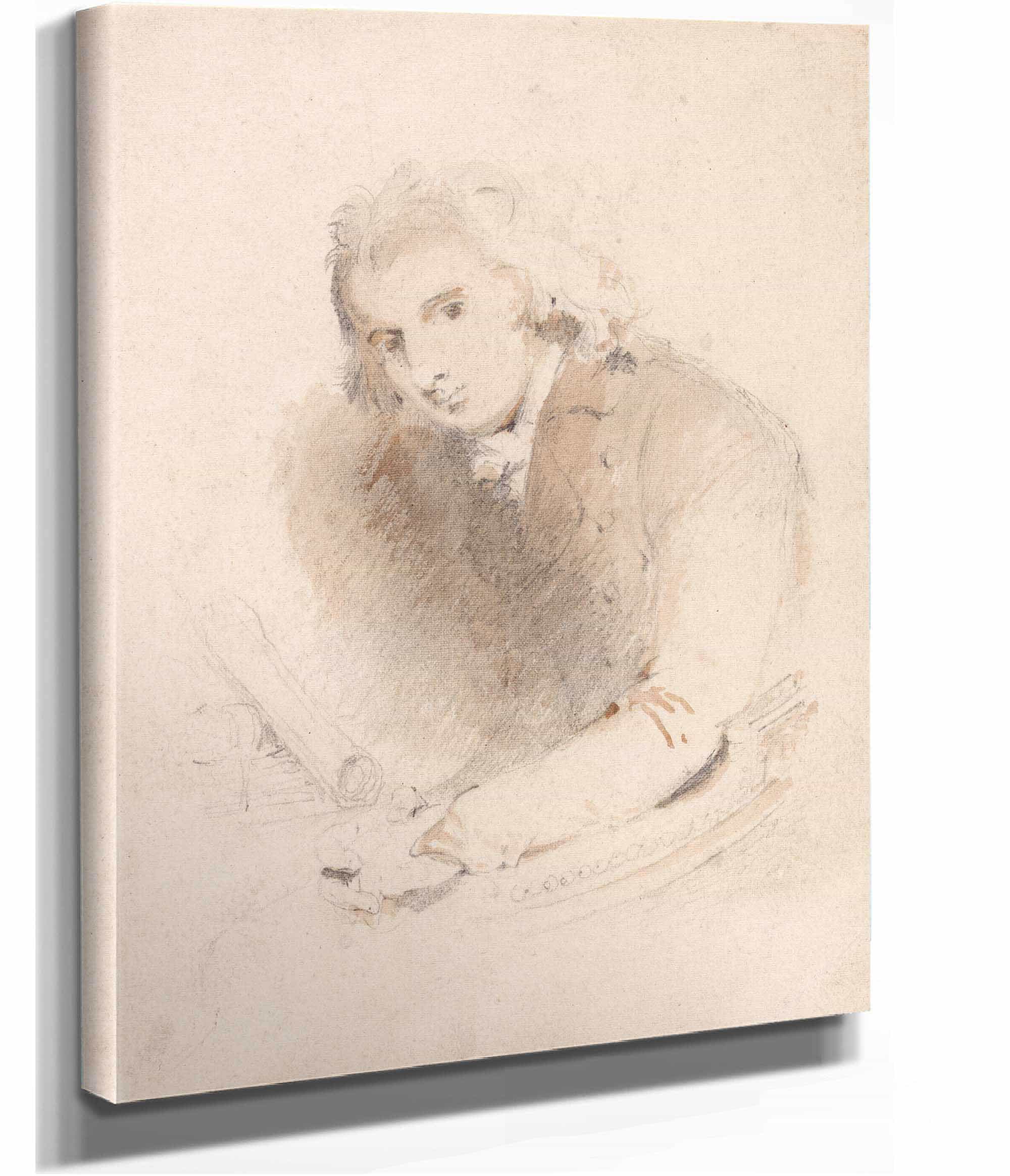 Portrait Of A Scholar by John Sell Cotman