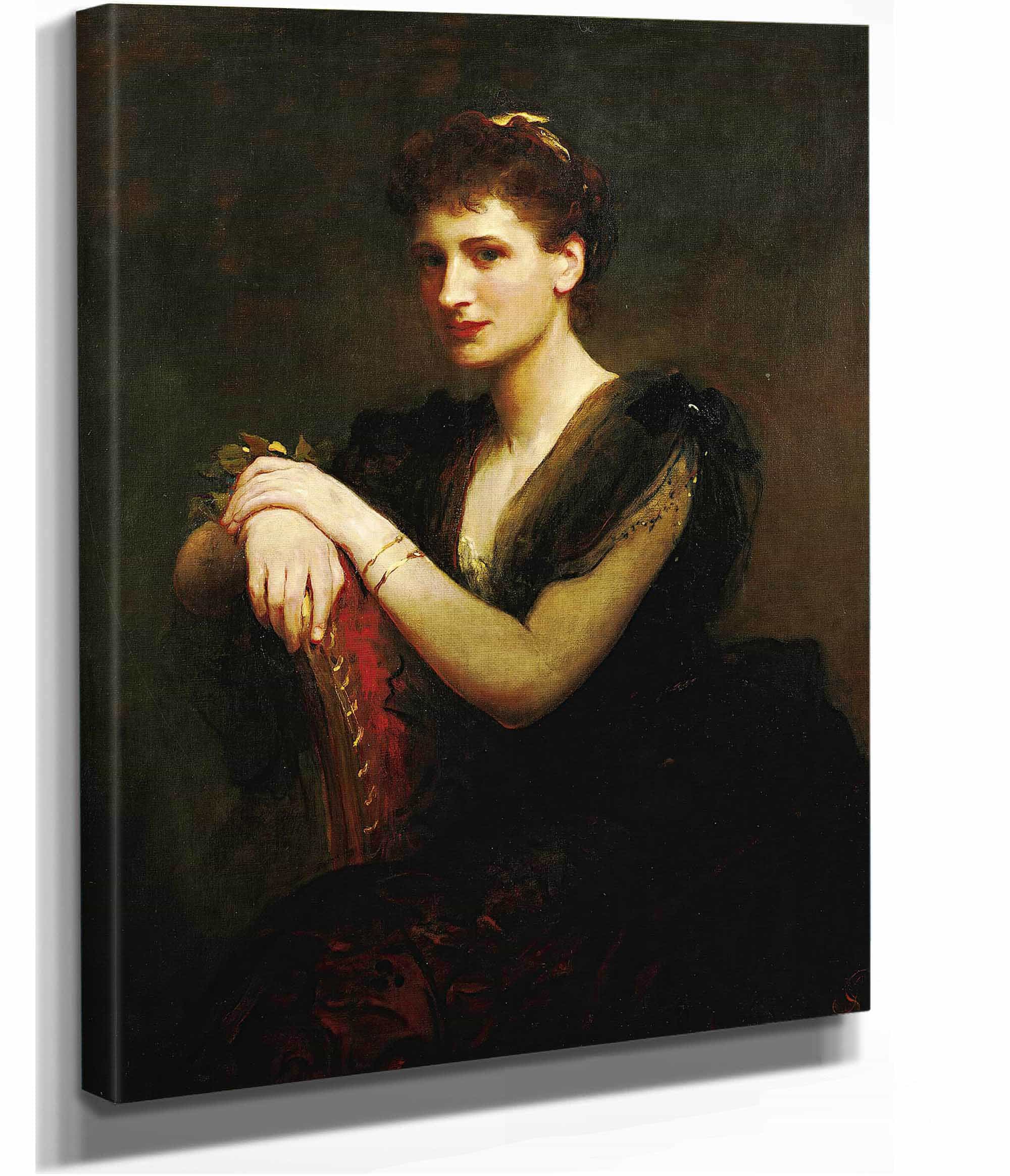 Portrait Of A Seated Lady by James Sant - Image 2