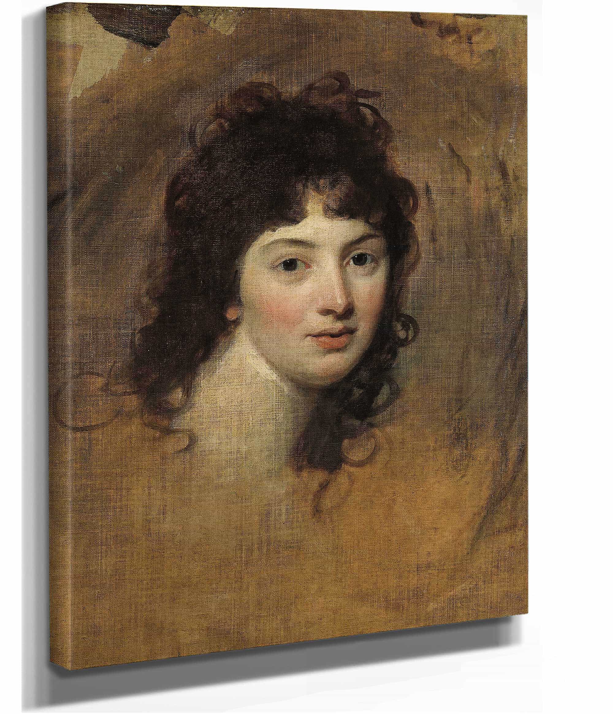 Portrait Of A Woman by George Romney - Image 2