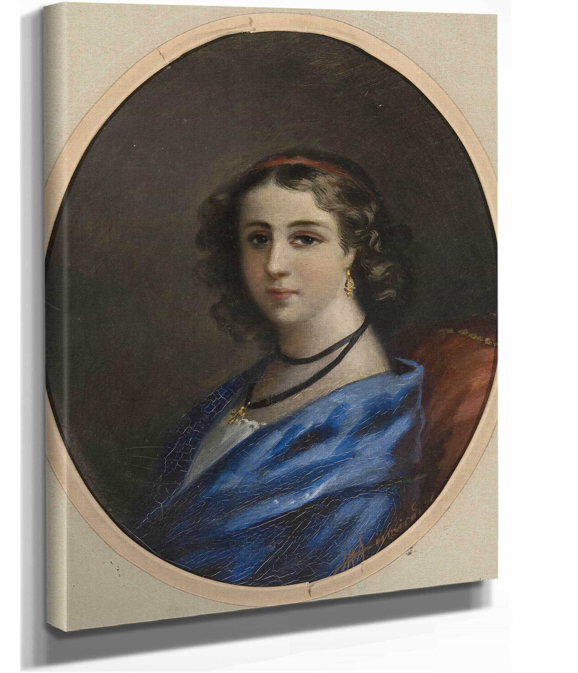 Portrait Of A Woman by Henryk Siemiradzki - Image 2