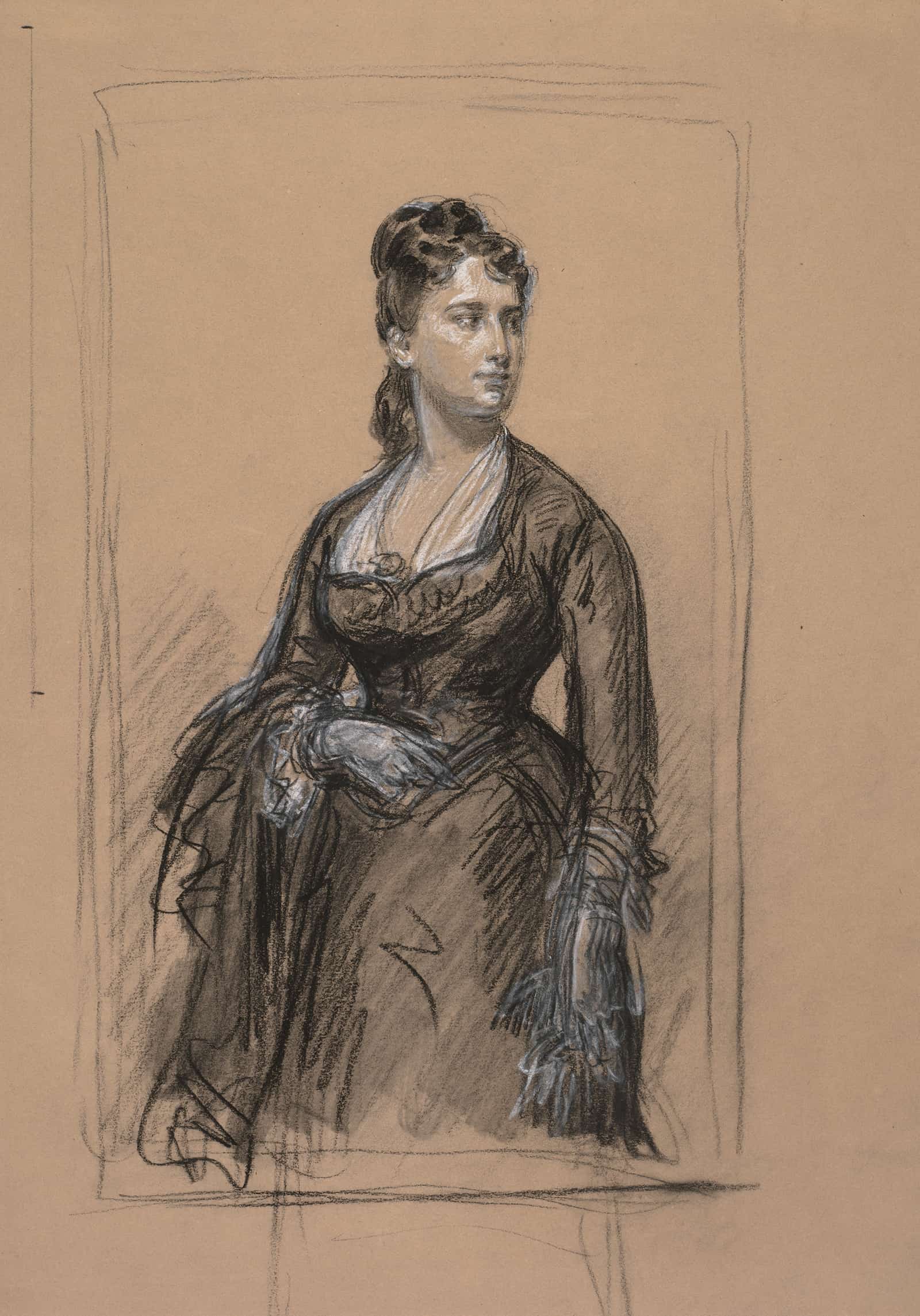 Portrait Of A Woman by Isidore Pils