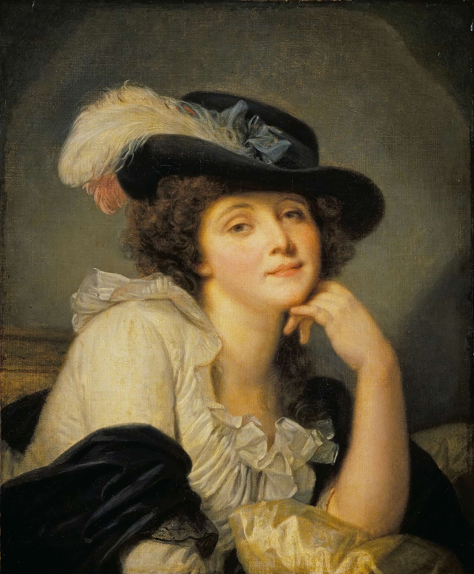 Portrait Of A Woman by Jean Baptiste Greuze - Image 2
