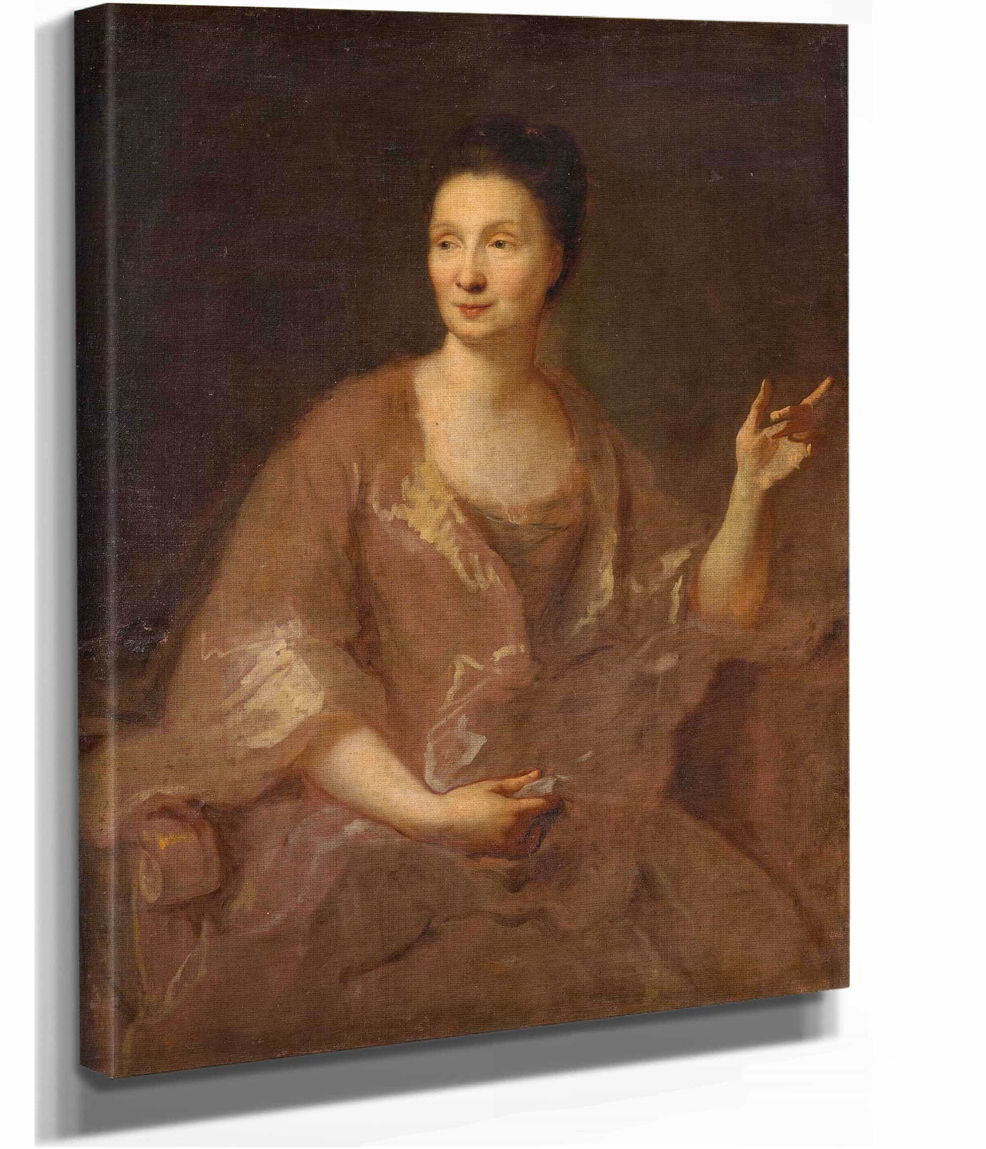 Portrait Of A Woman by Jean Francois De Troy
