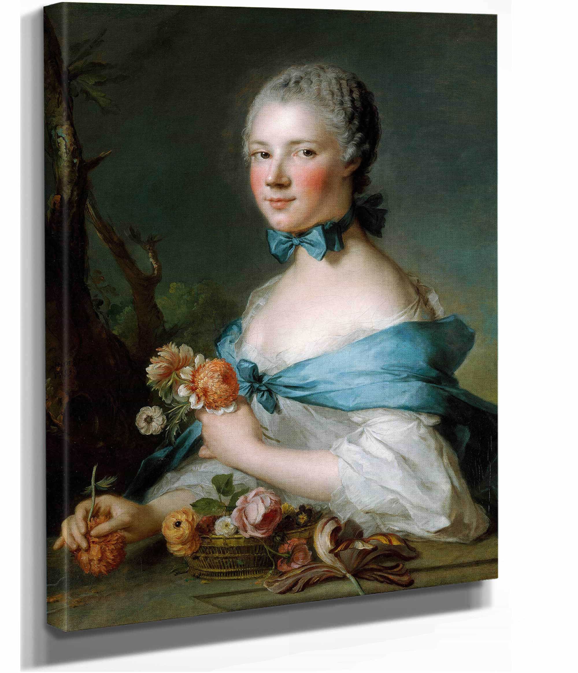 Portrait Of A Woman by Jean Marc Nattier - Image 5
