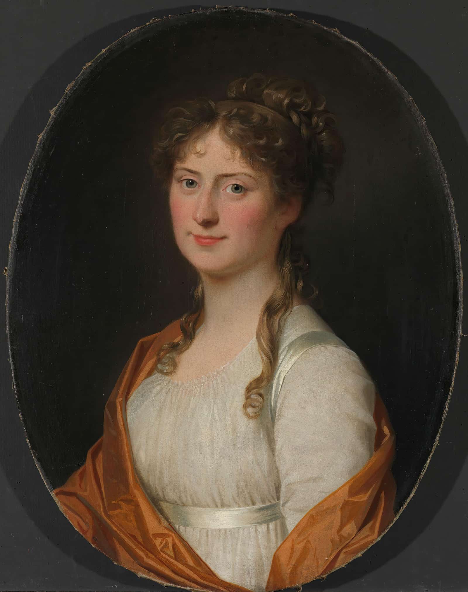 Portrait Of A Woman by Jens Juel - Image 2