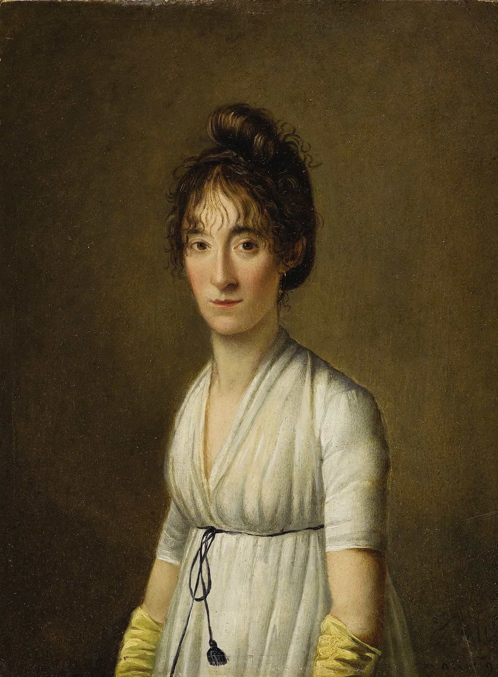 Portrait Of A Woman by Louis Leopold Boilly - Image 2