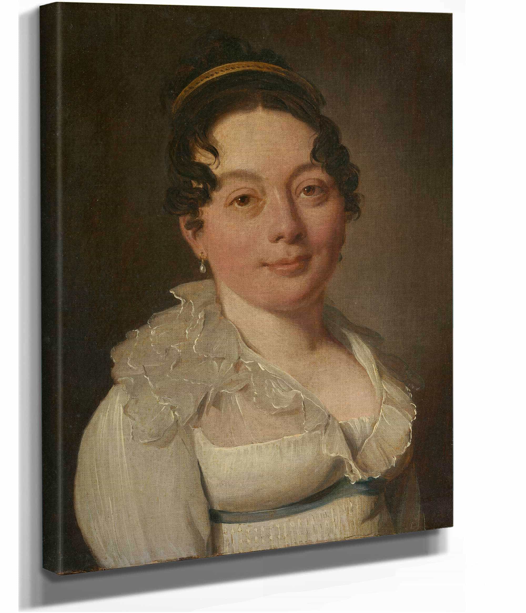 Portrait Of A Woman by Louis Leopold Boilly - Image 3