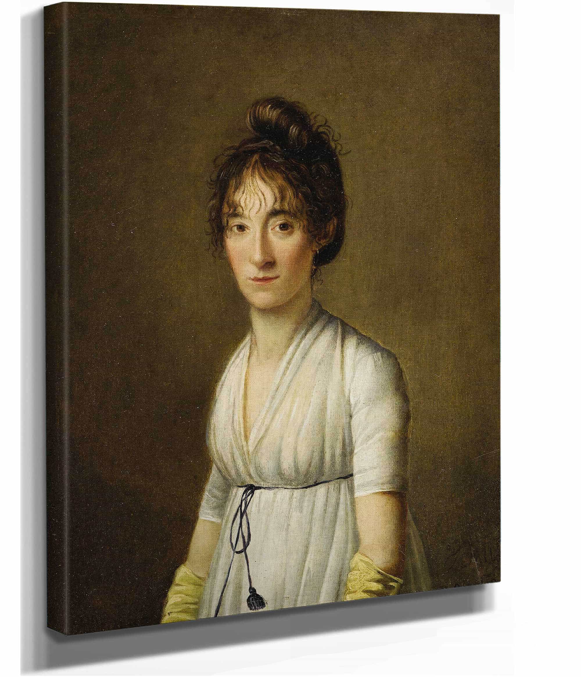 Portrait Of A Woman by Louis Leopold Boilly - Image 4