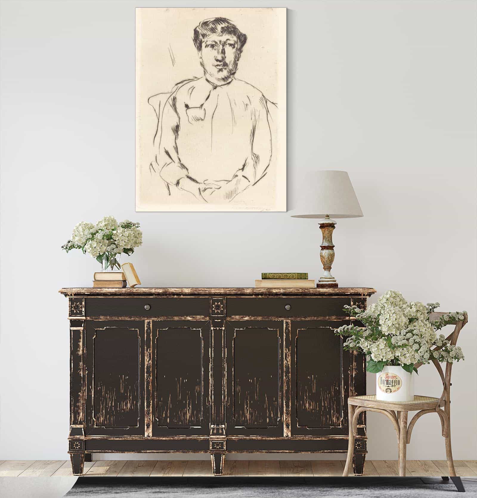 Portrait Of A Woman by Lovis Corinth - Image 3