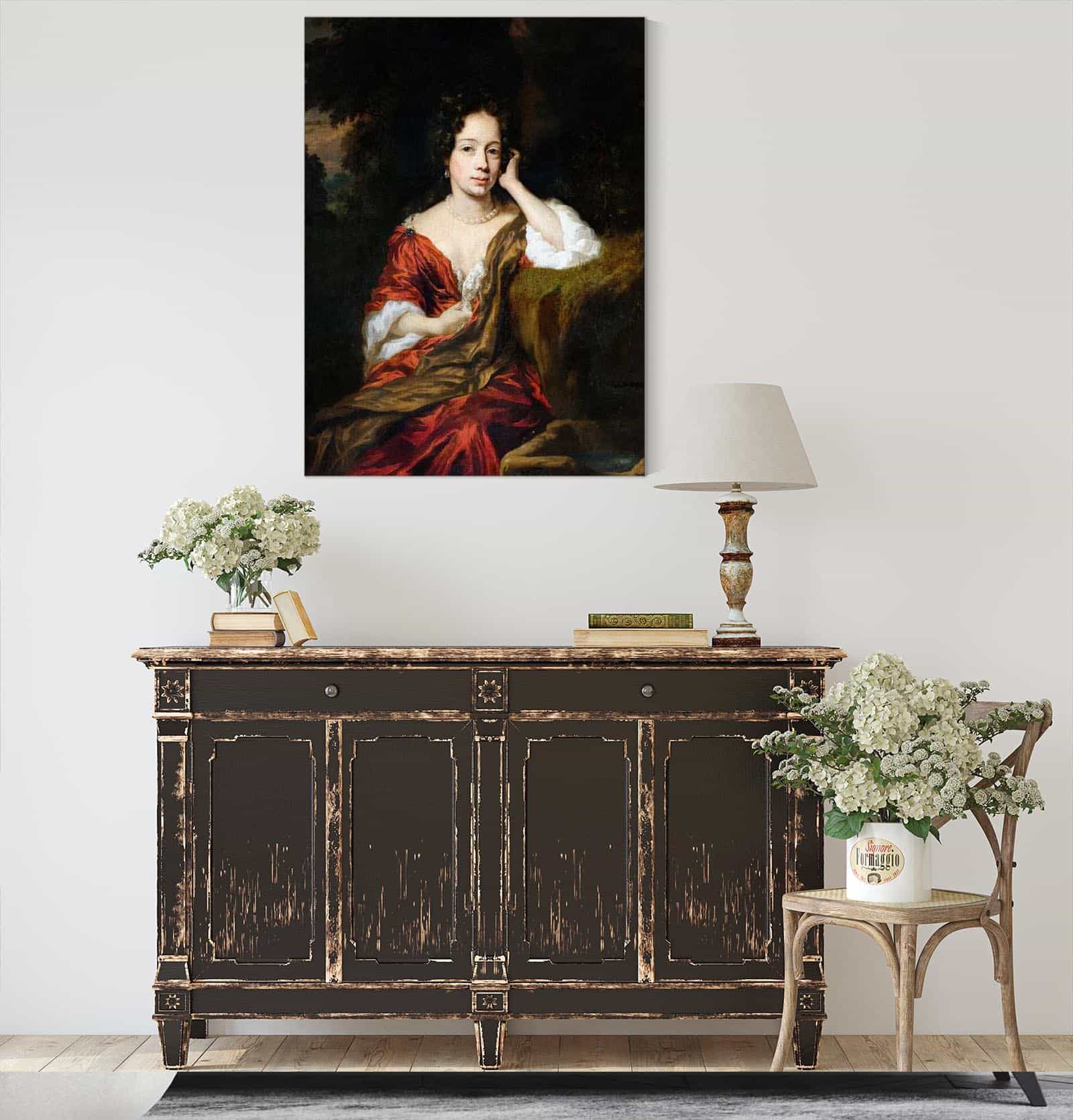 Portrait Of A Woman by Nicolaes Maes - Image 6
