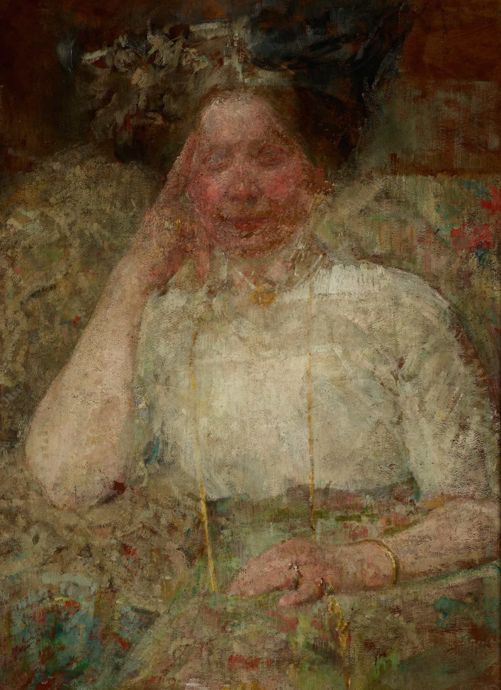 Portrait Of A Woman by Olga Boznanska - Image 12