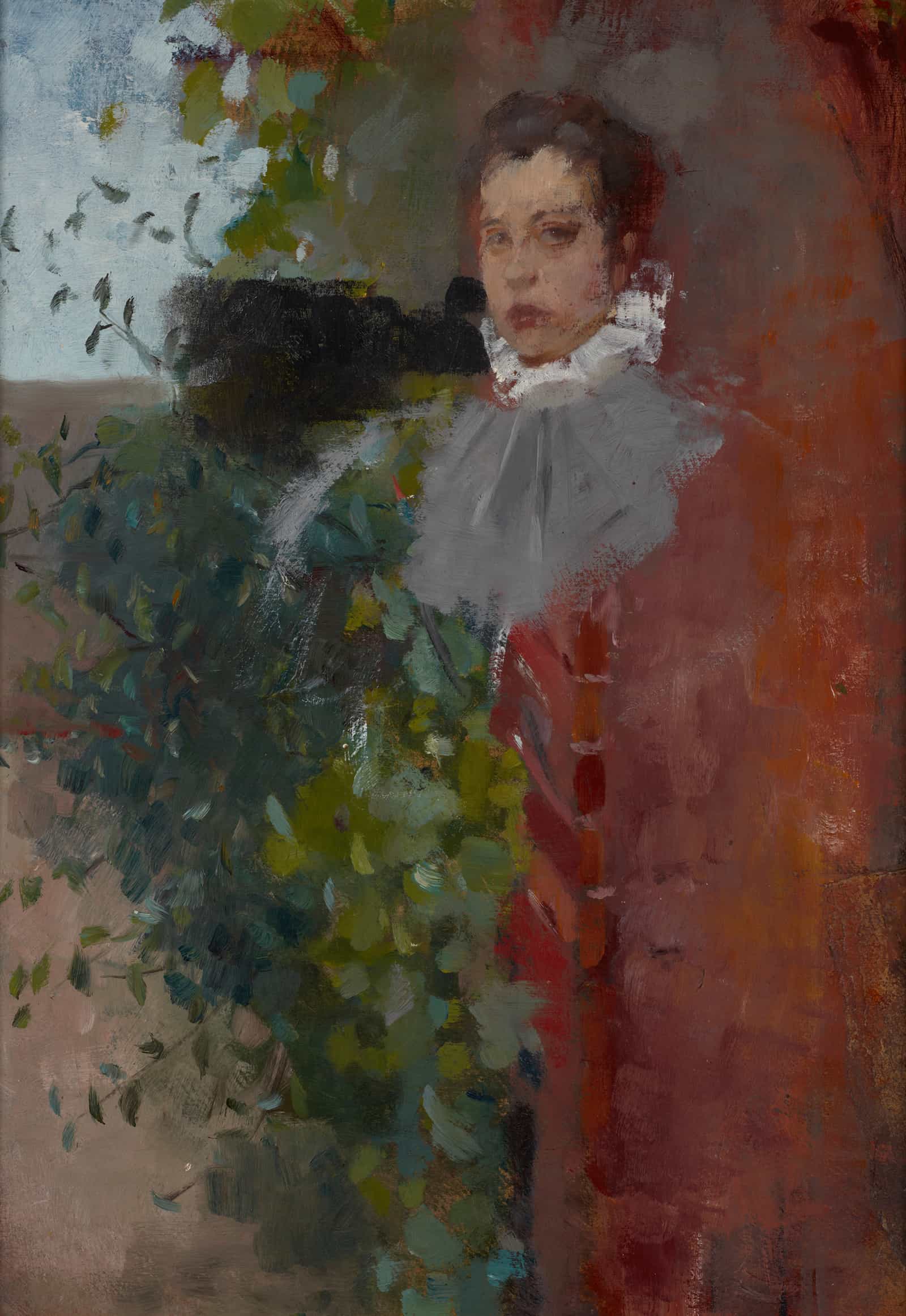 Portrait Of A Woman by Olga Boznanska - Image 6