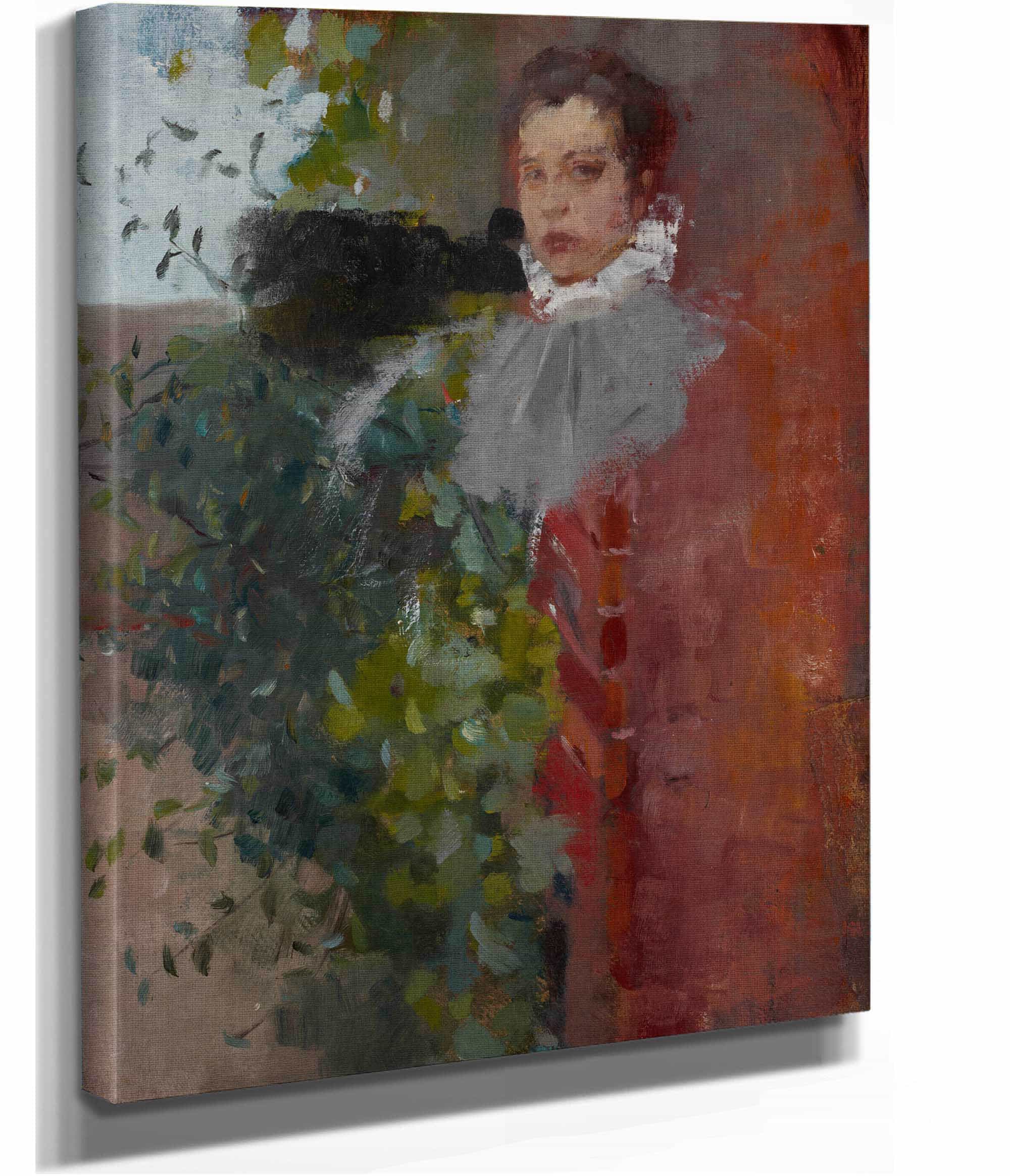 Portrait Of A Woman by Olga Boznanska - Image 7