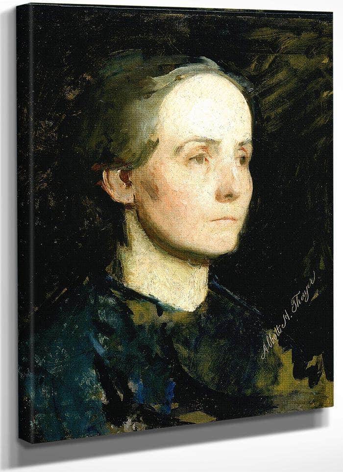 Portrait Of A Woman (Miss Gertrude Bloede) By Abbott Handerson Thayer