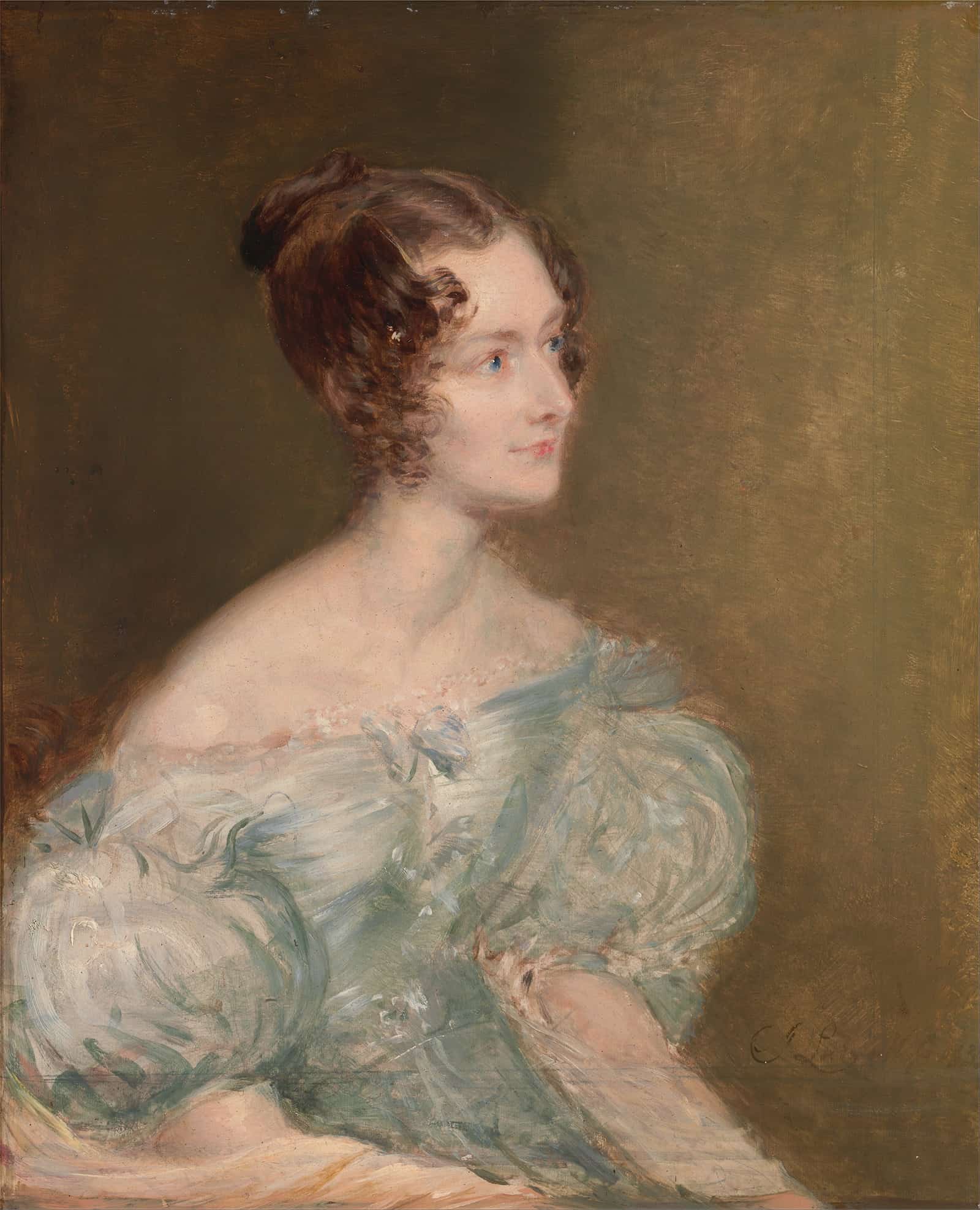 Portrait Of A Woman Probably Mrs Price Of Rugby by John Linnell - Image 2
