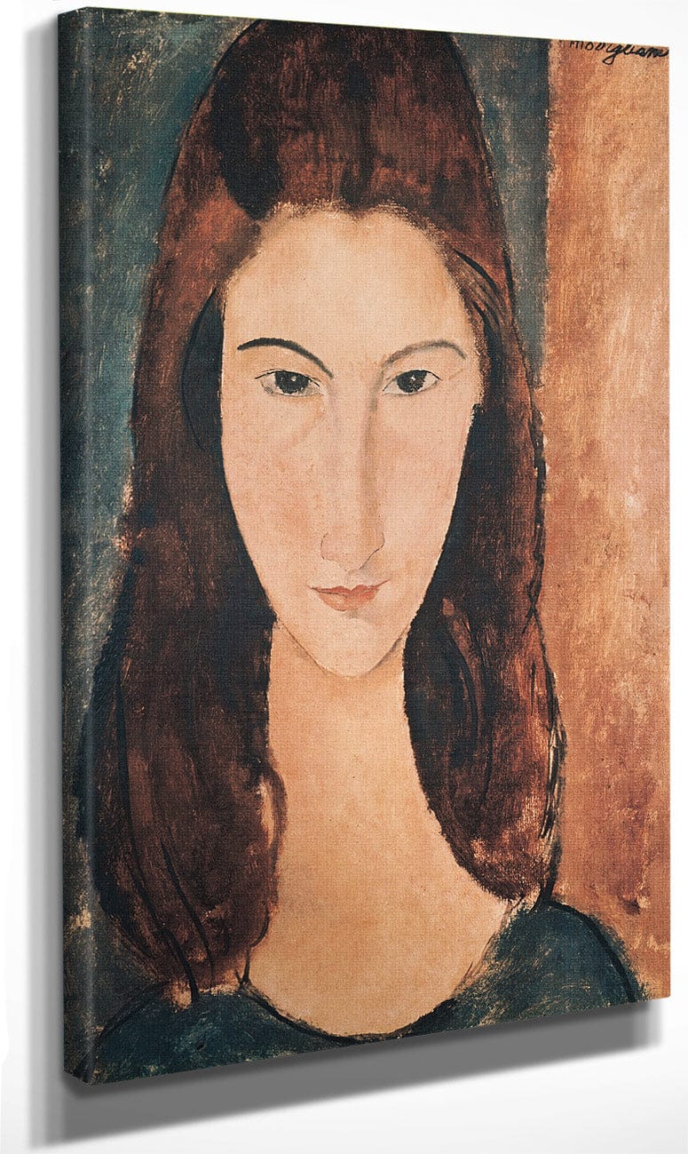 Portrait Of A Young Girl (Oil On Canvas) By Amedeo Modigliani