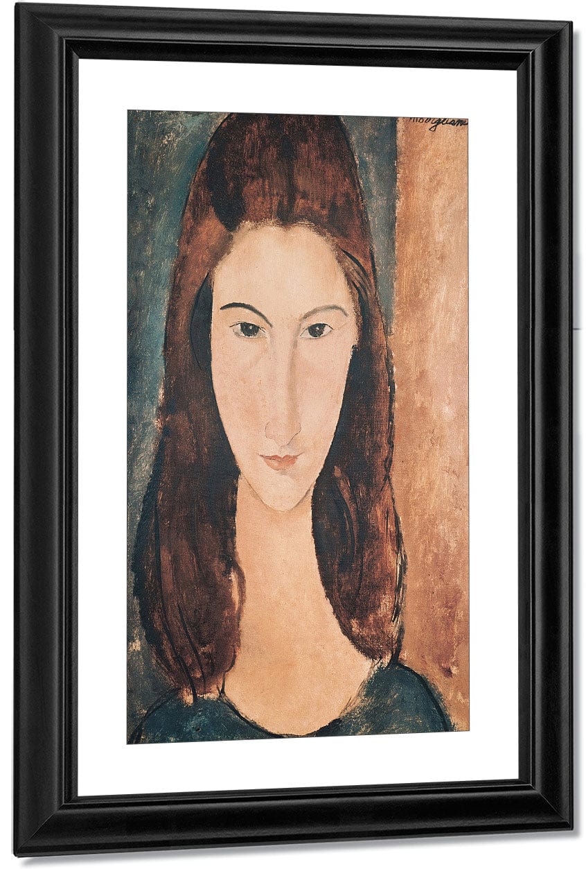 Portrait Of A Young Girl (Oil On Canvas) By Amedeo Modigliani - Image 2