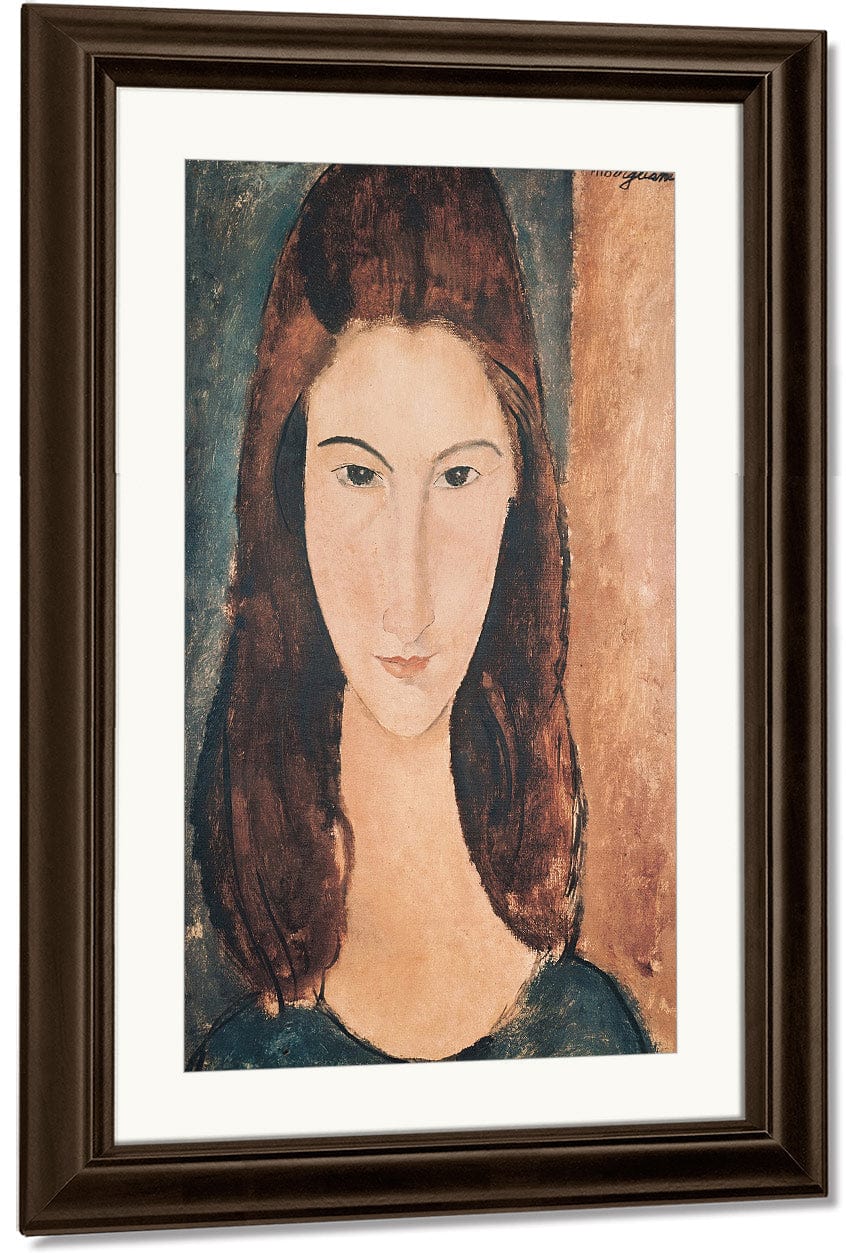 Portrait Of A Young Girl (Oil On Canvas) By Amedeo Modigliani - Image 3