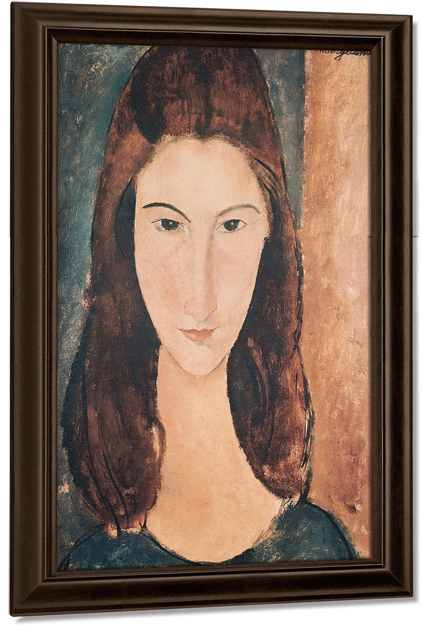 Portrait Of A Young Girl (Oil On Canvas) By Amedeo Modigliani - Image 4