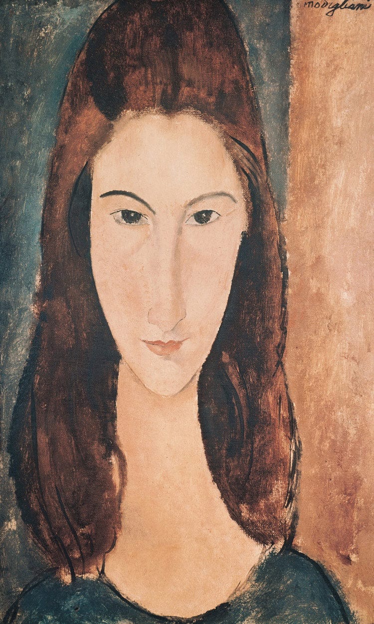 Portrait Of A Young Girl (Oil On Canvas) By Amedeo Modigliani - Image 5