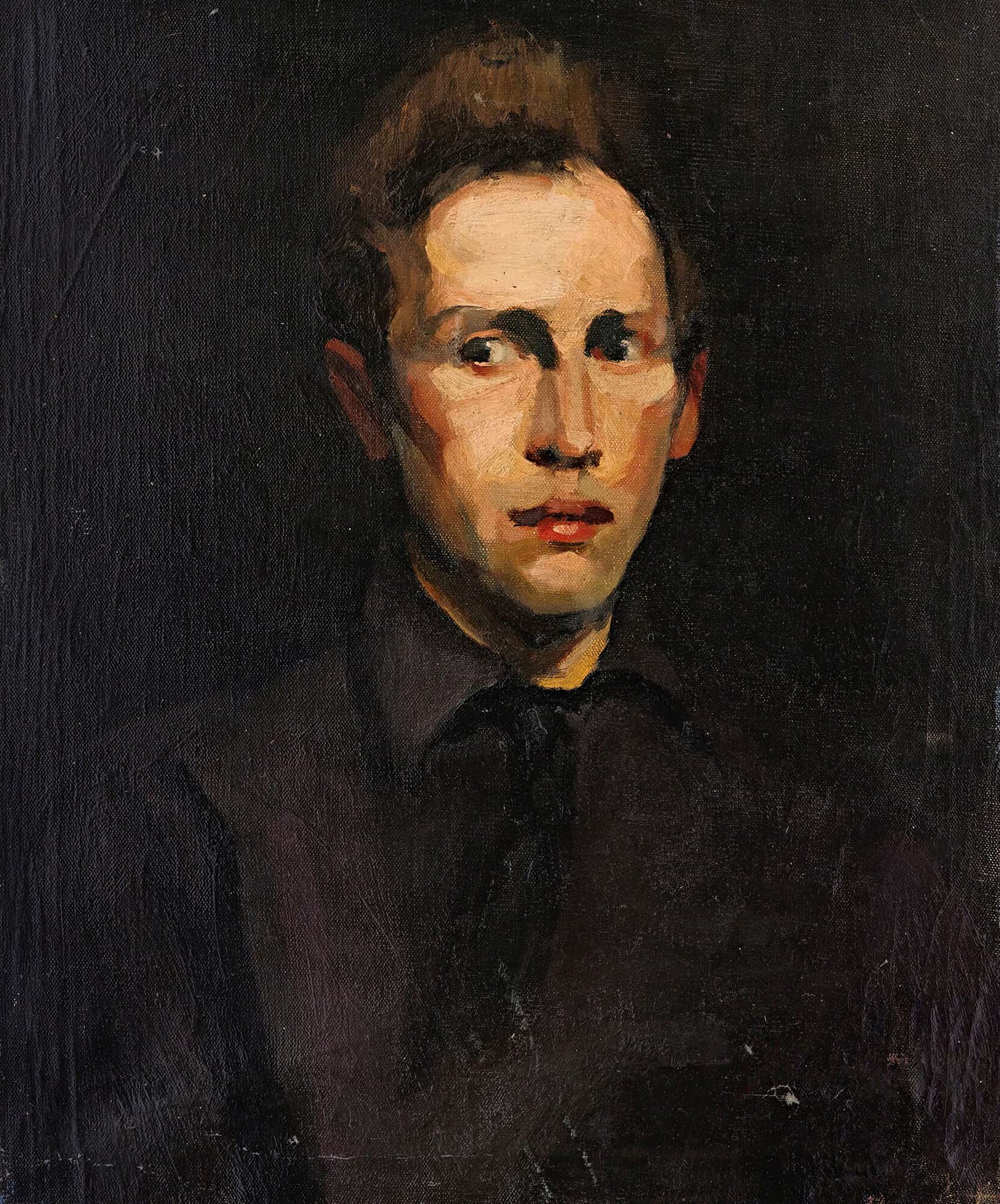 Portrait Of A Young Man by George Wesley Bellows