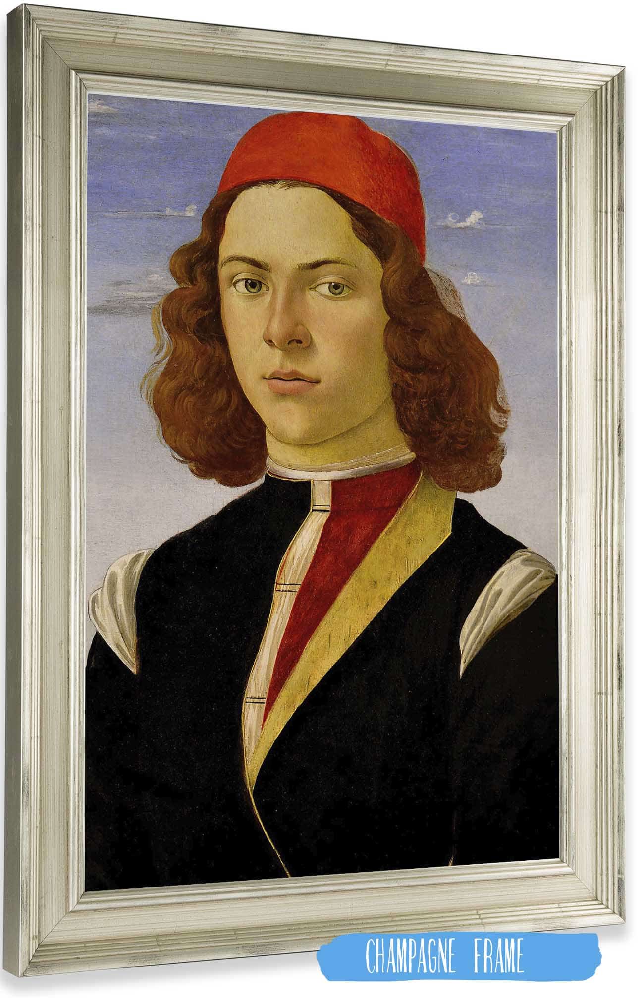 Portrait Of A Young Man by Sandro Botticelli