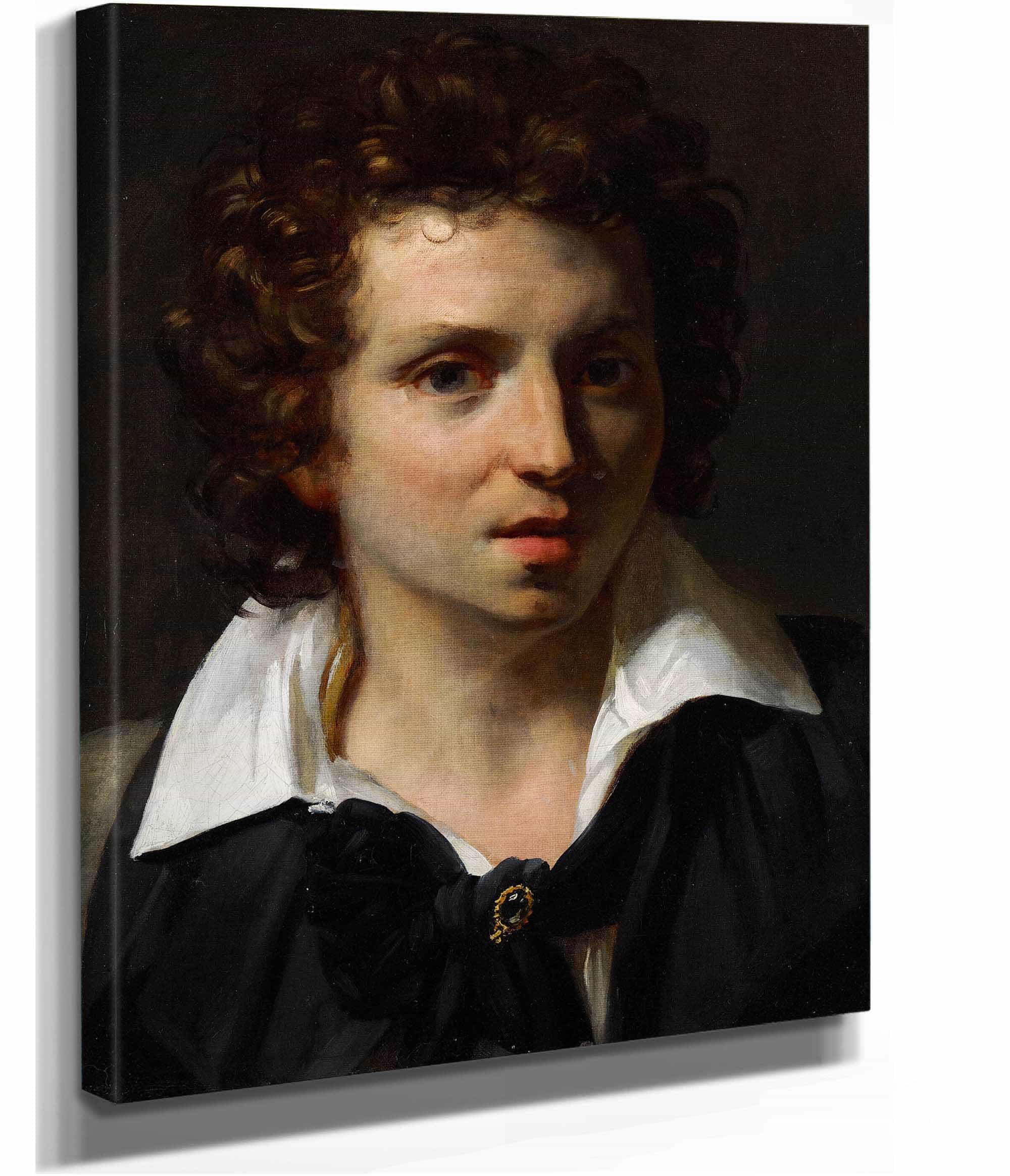 Portrait Of A Young Man by Theodore Gericault - Image 2