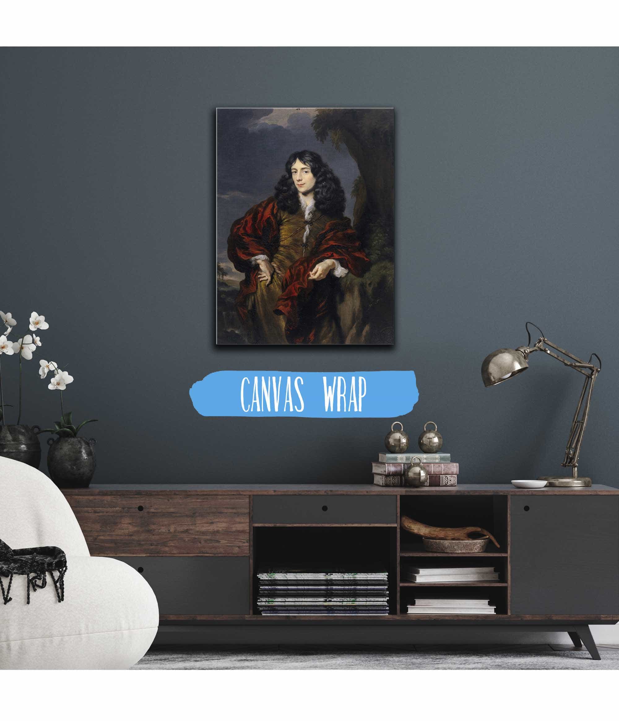 Portrait Of A Young Man Possibly Simon Van Alphen by Nicolaes Maes - Image 3