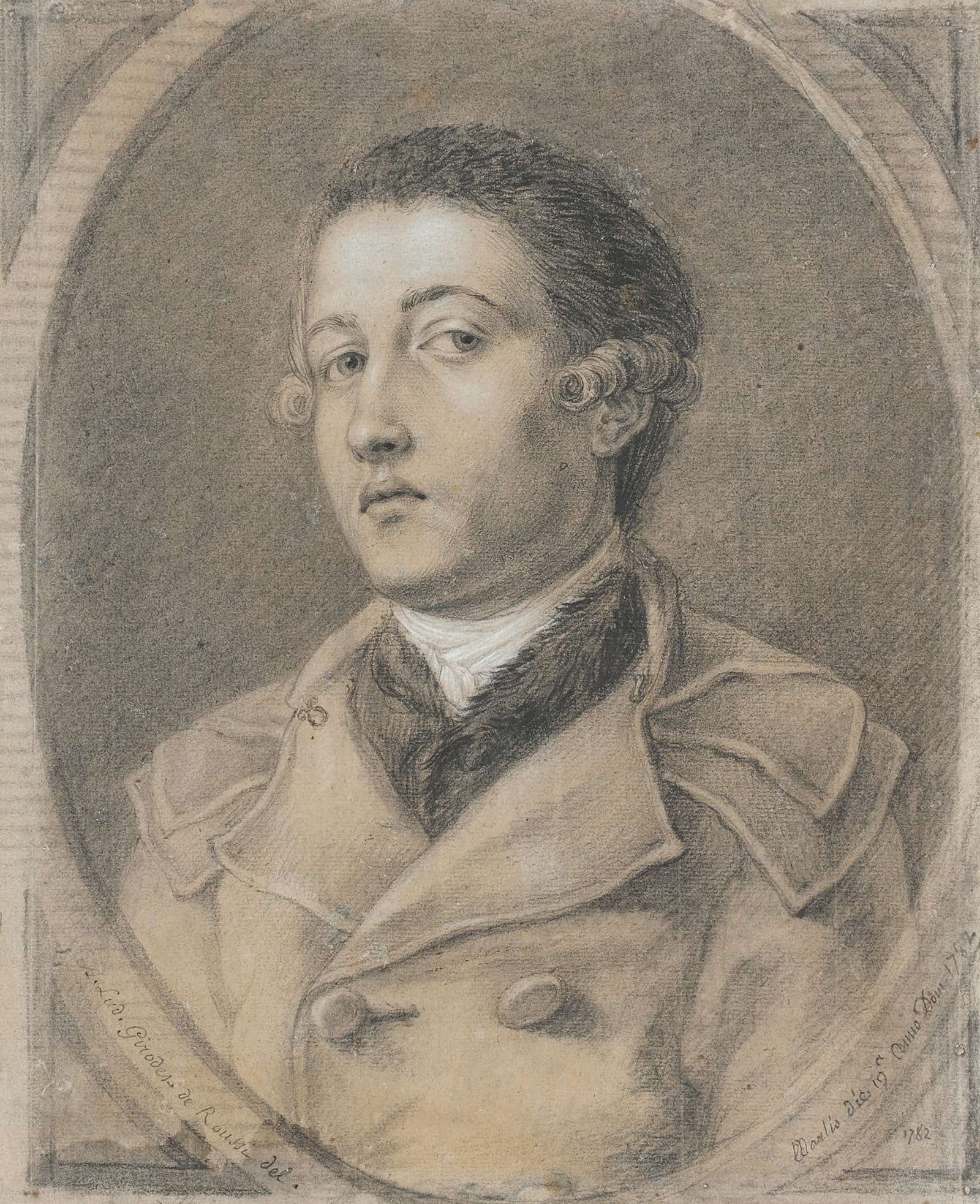 Portrait Of A Young Man Th Century by Anne Louis Girodet Trioson