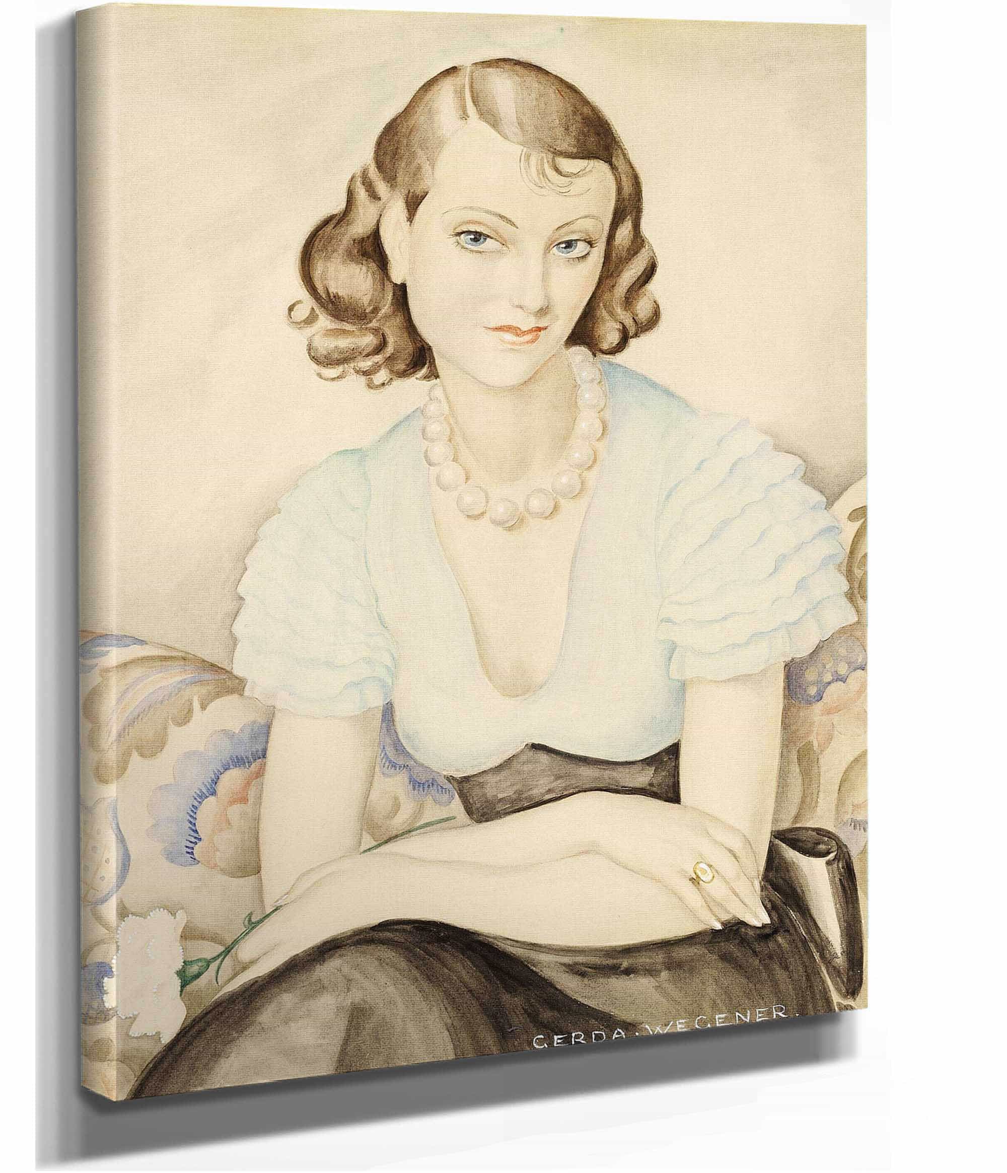 Portrait Of A Young Woman by Gerda Wegener - Image 2