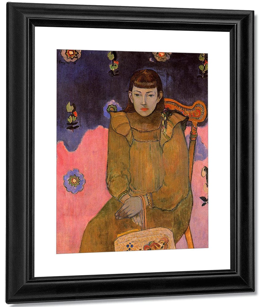 Portrait Of A Young Woman Vaite Jeanne Goupil 1896 2Nd Tahiti Period Ordrupgaard Collection Copenhagen By Paul Gauguin - Image 3