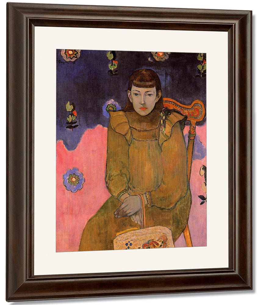 Portrait Of A Young Woman Vaite Jeanne Goupil 1896 2Nd Tahiti Period Ordrupgaard Collection Copenhagen By Paul Gauguin - Image 4