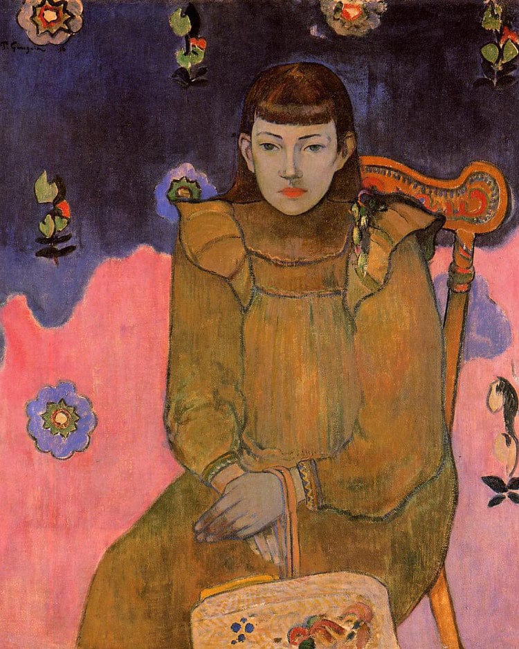 Portrait Of A Young Woman Vaite Jeanne Goupil 1896 2Nd Tahiti Period Ordrupgaard Collection Copenhagen By Paul Gauguin - Image 6
