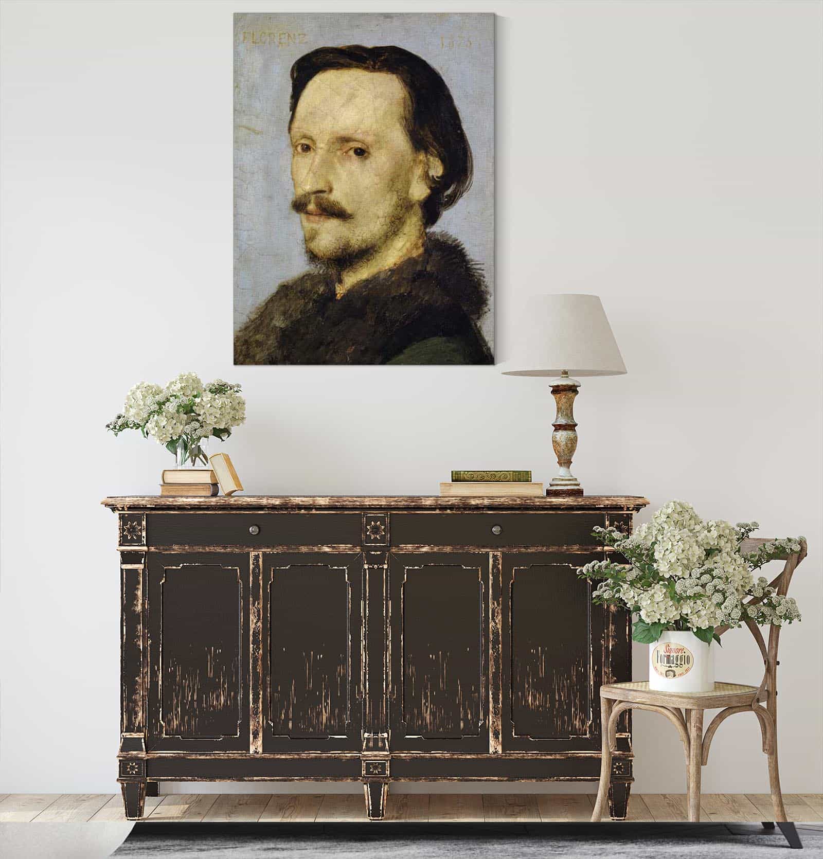 Portrait Of Adolf Bayersdorfer by Arnold Bocklin - Image 4