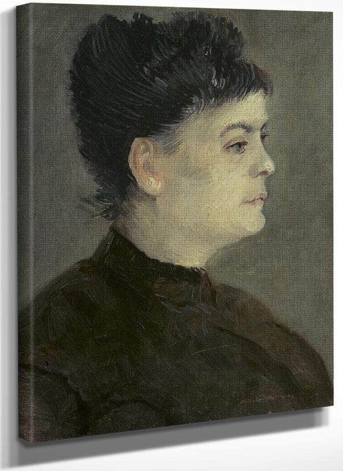 Portrait Of Agostina Segatori By Vincent Van Gogh