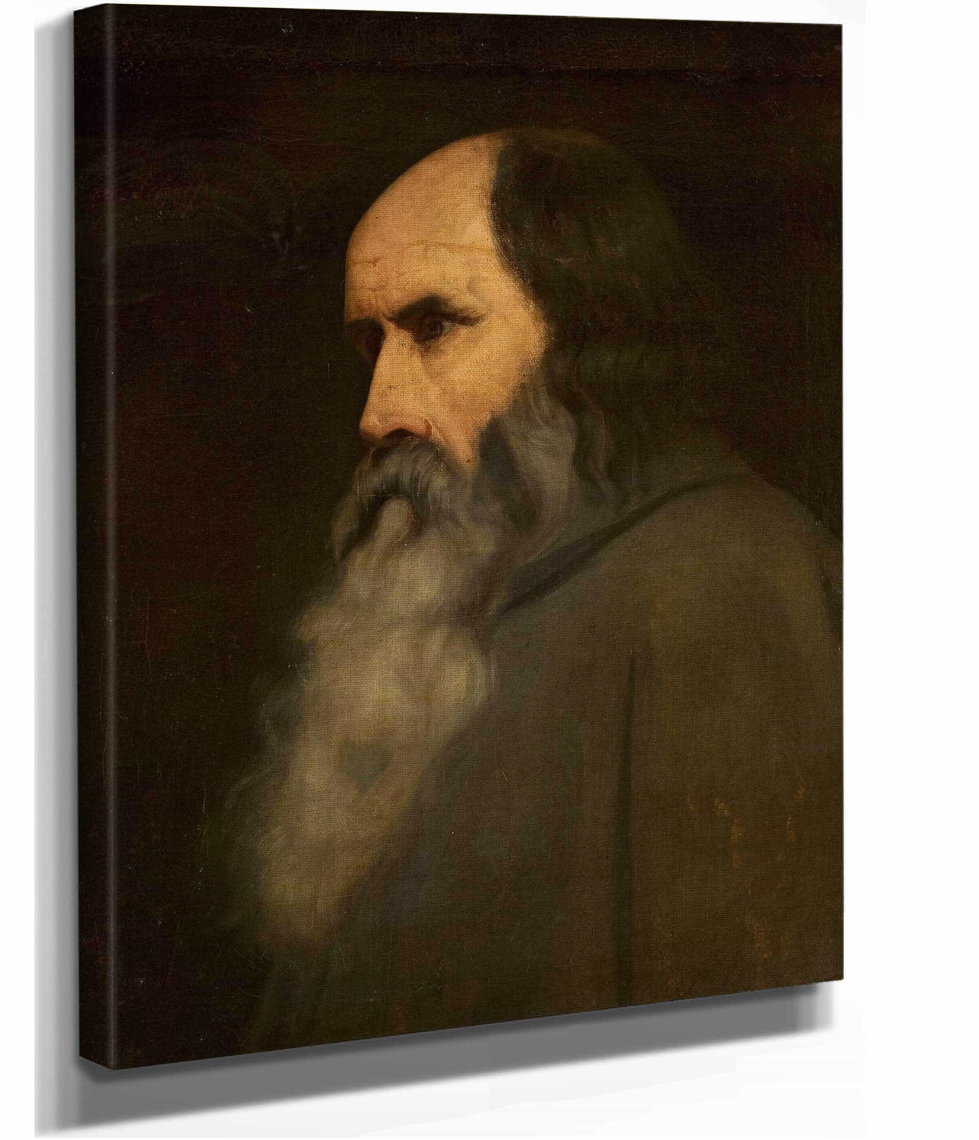 Portrait Of An Old Man by Ary Scheffer - Image 2