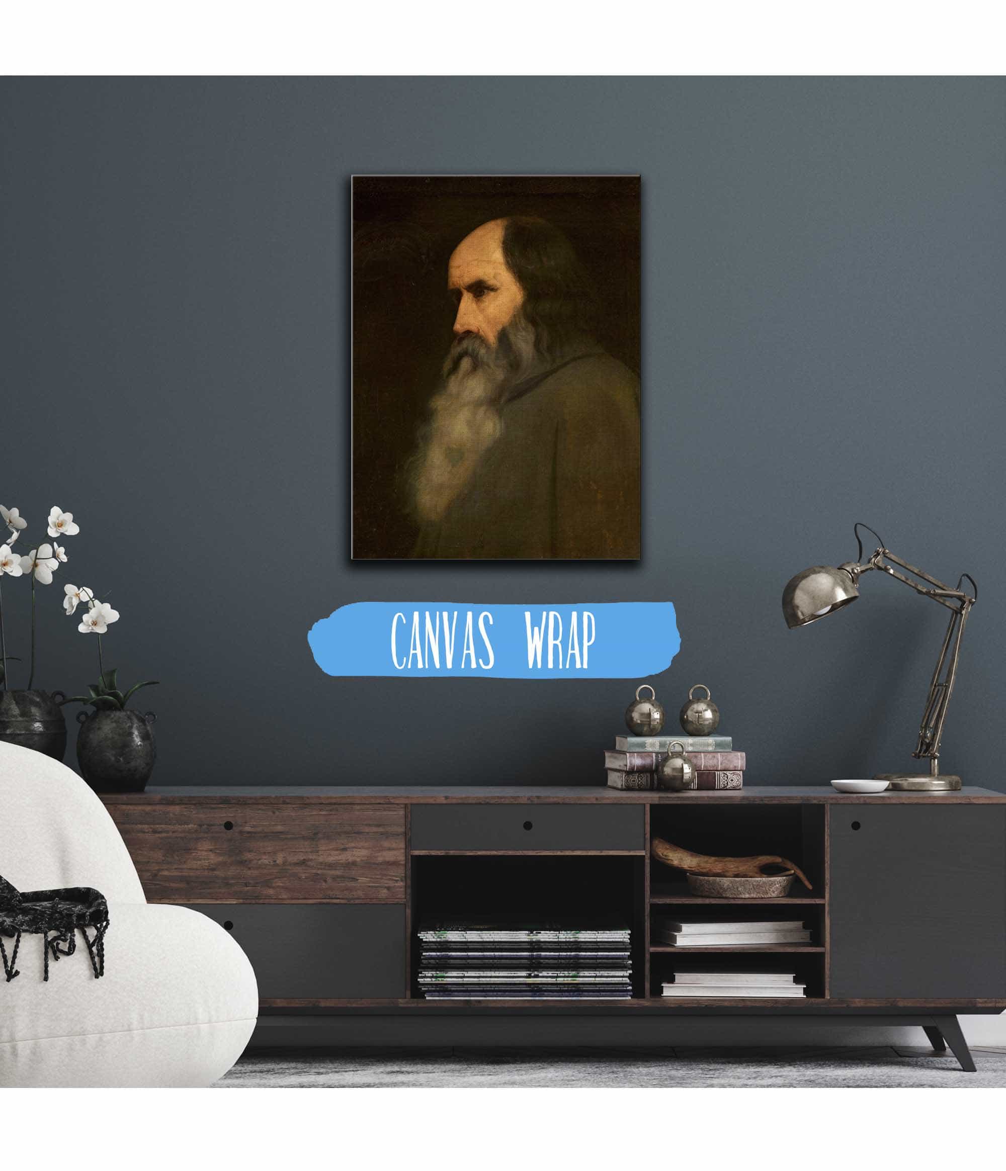 Portrait Of An Old Man by Ary Scheffer - Image 3