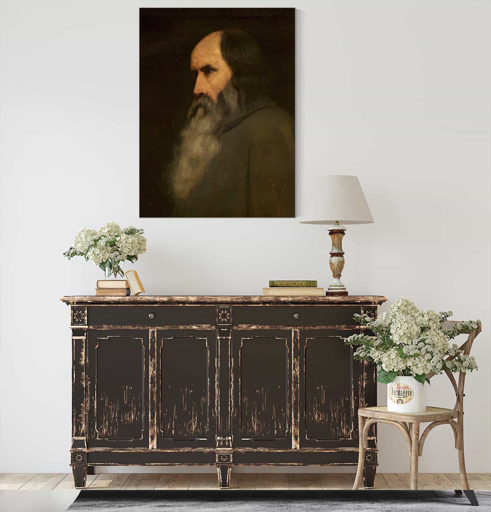 Portrait Of An Old Man by Ary Scheffer - Image 4