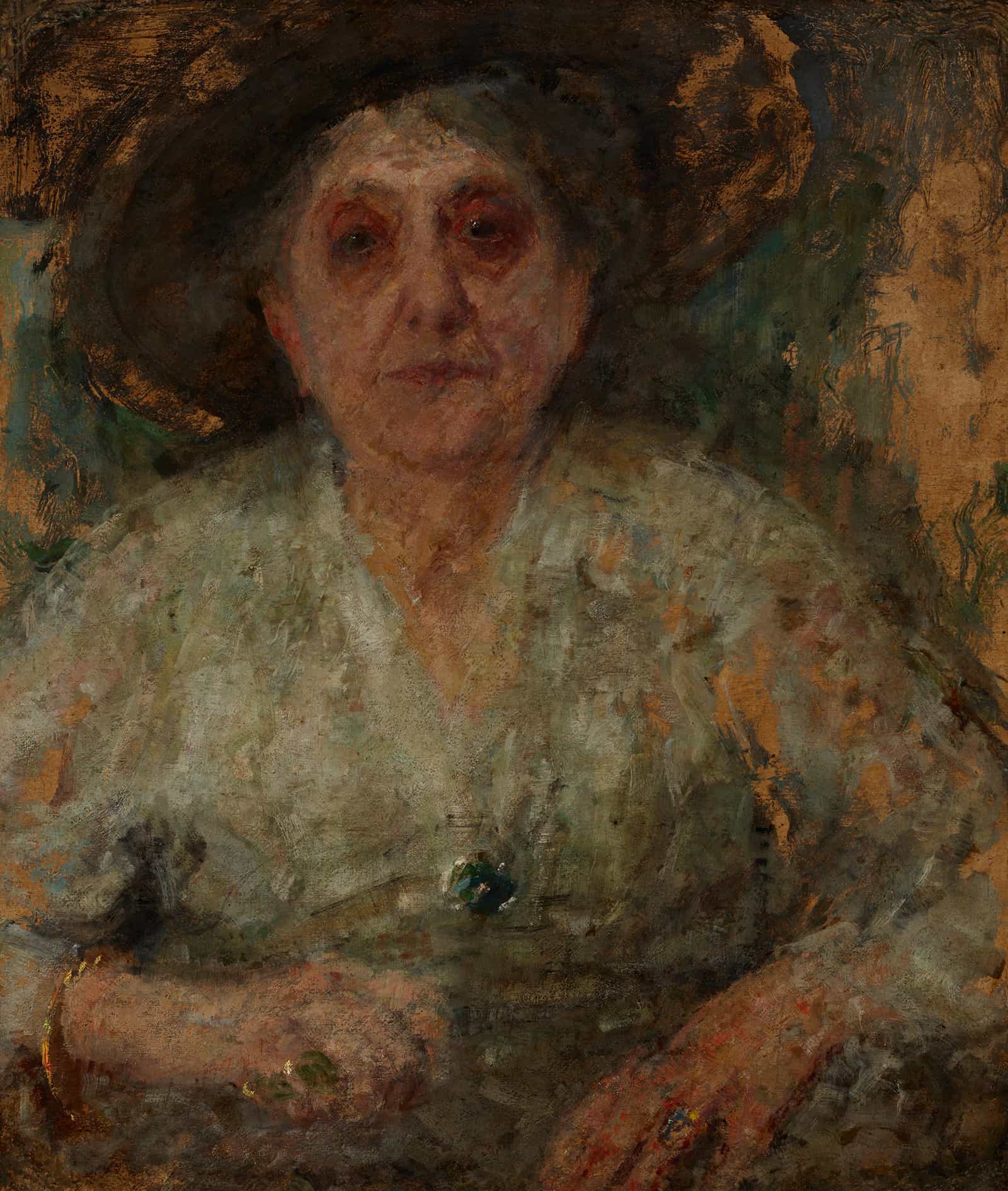 Portrait Of An Older Lady by Olga Boznanska