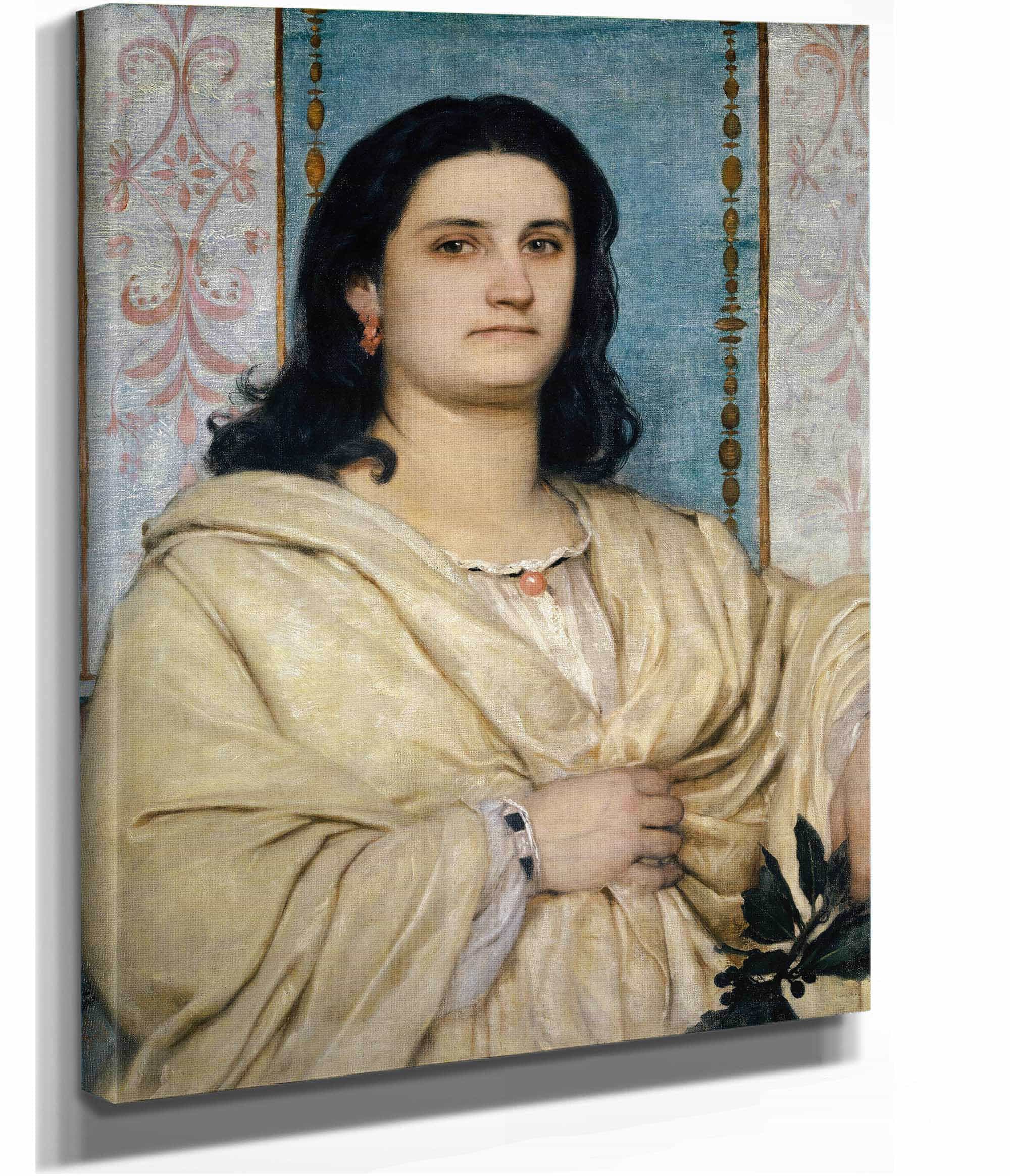 Portrait Of Angela Bocklin As A Muse by Arnold Bocklin - Image 2
