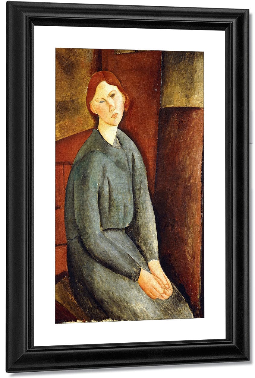 Portrait Of Annie Bjarne By Amedeo Modigliani - Image 3