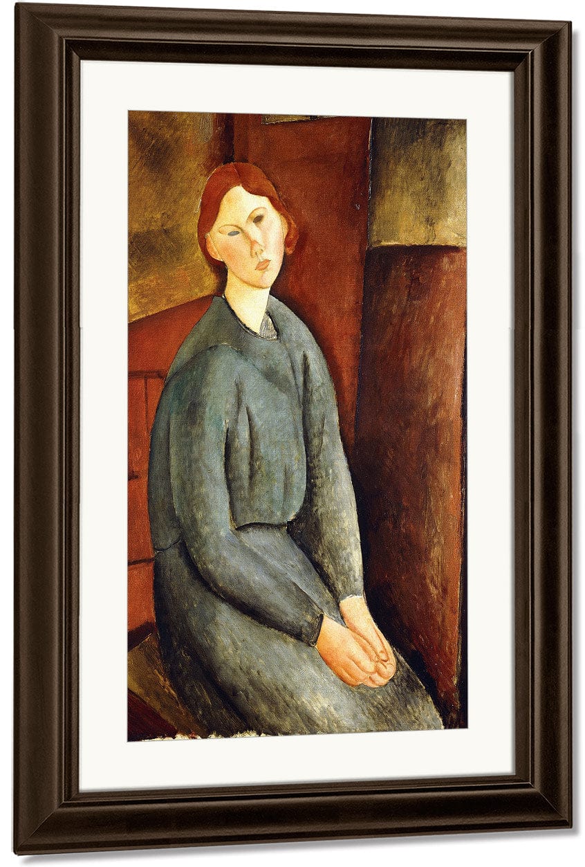 Portrait Of Annie Bjarne By Amedeo Modigliani - Image 4