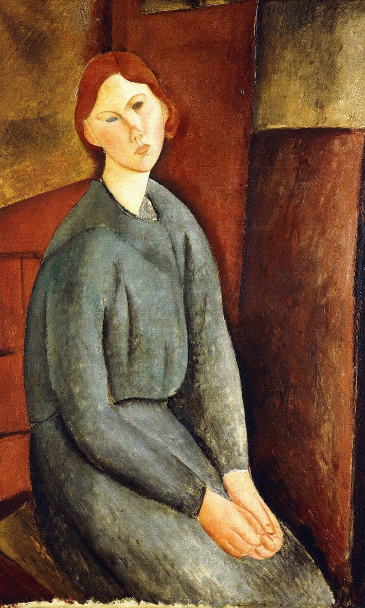 Portrait Of Annie Bjarne By Amedeo Modigliani - Image 6